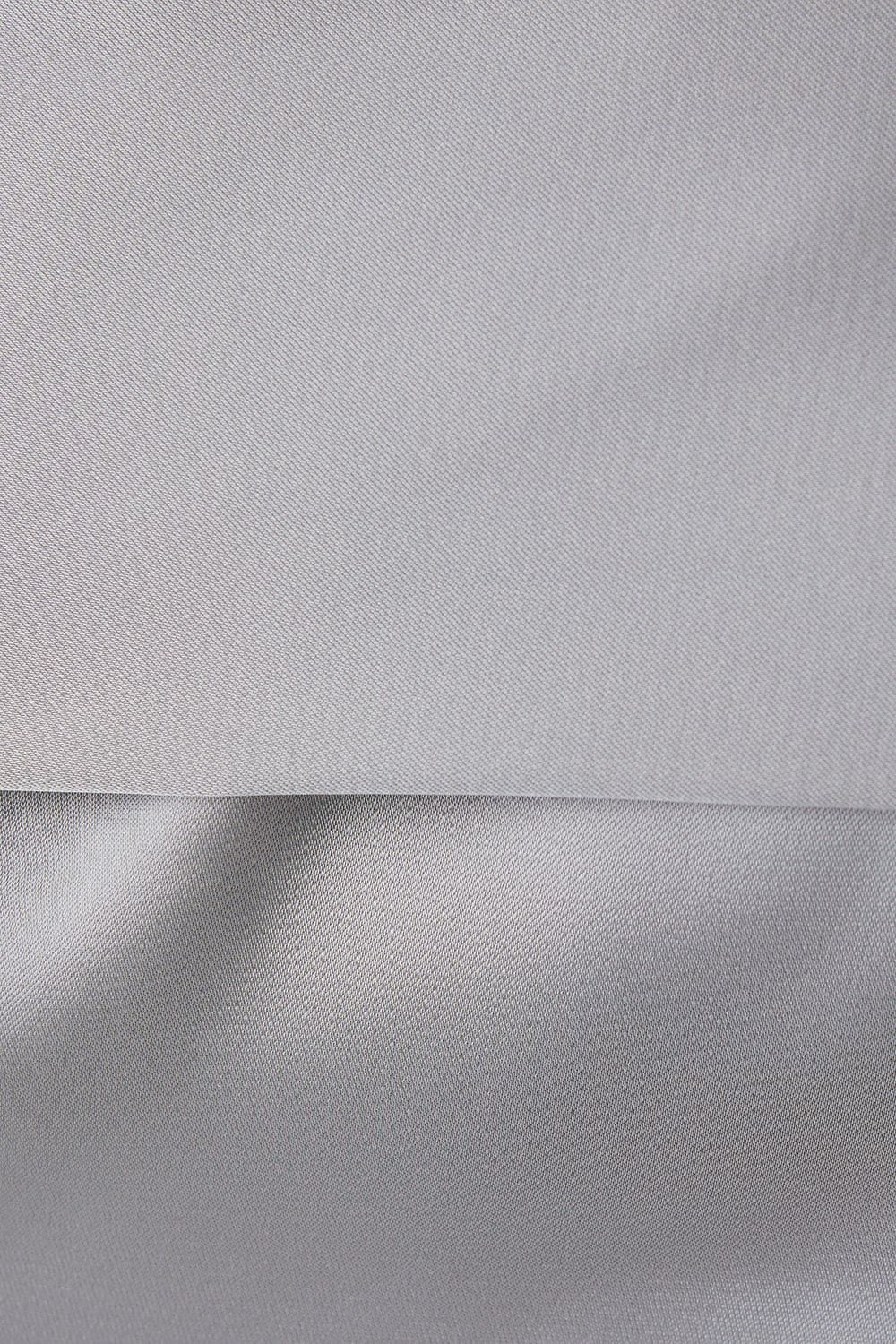 Coast Bandeau Cold Shoudler Satin Bridesmaid Dress Grey Mist image 5