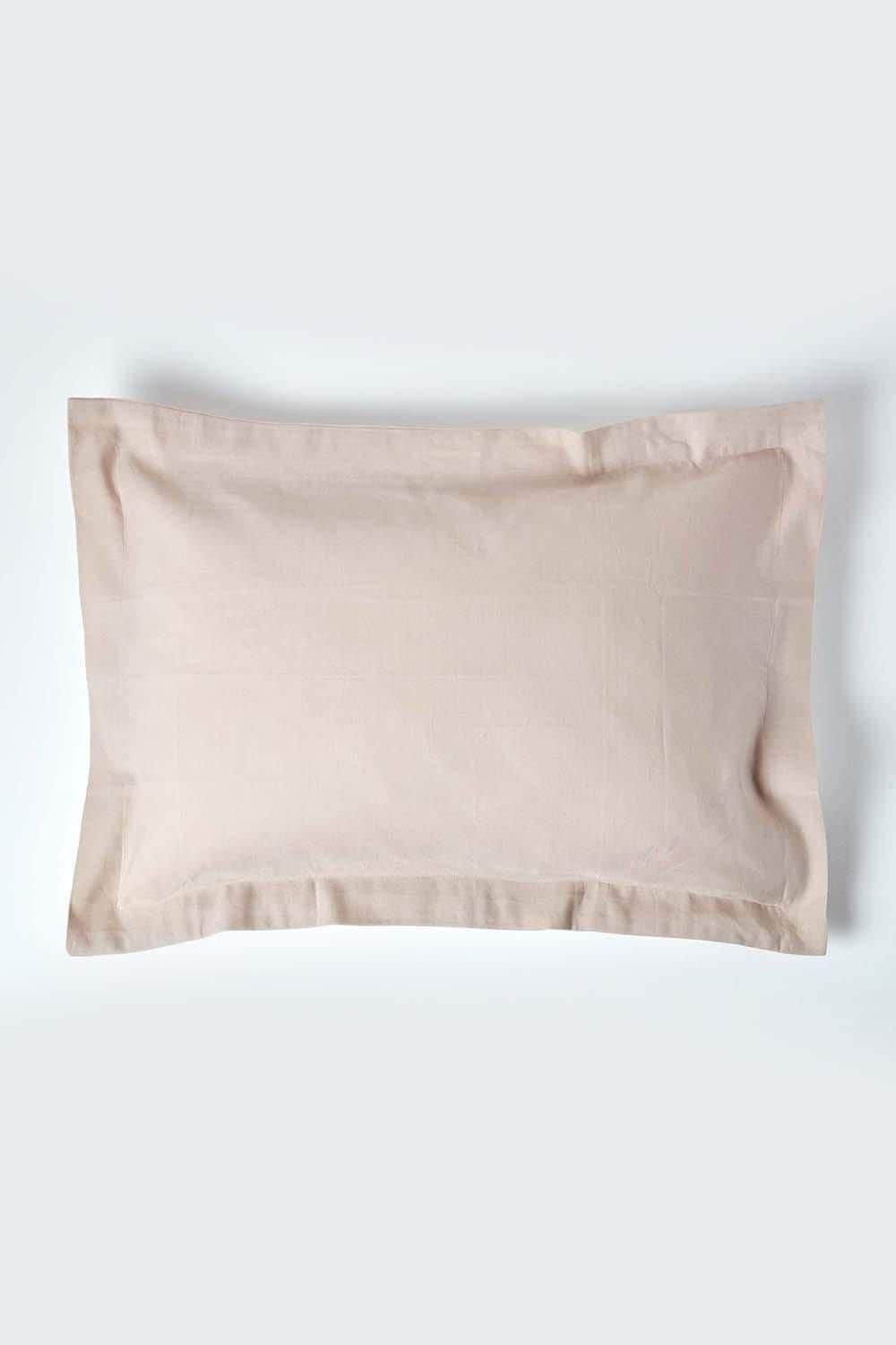 Homescapes Linen Oxford Pillowcase, King image 1
