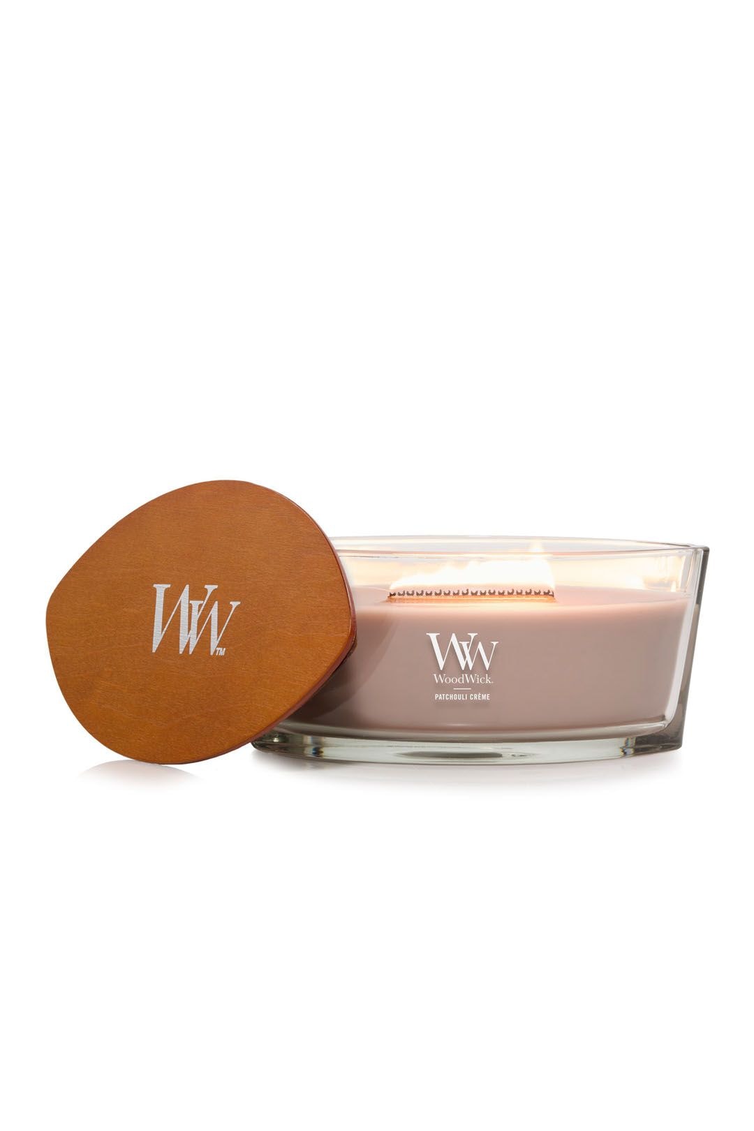 Woodwick Ellipse Patchouli Creme Multi image 2