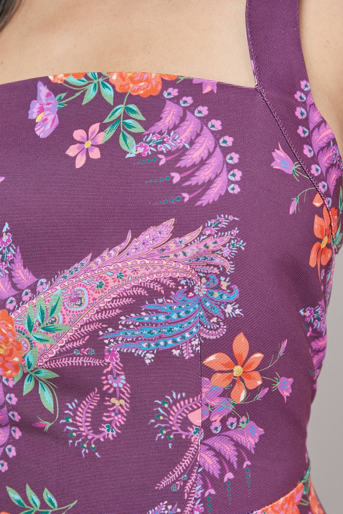 Oasis Strappy Midi Prom Dress Multi image 5