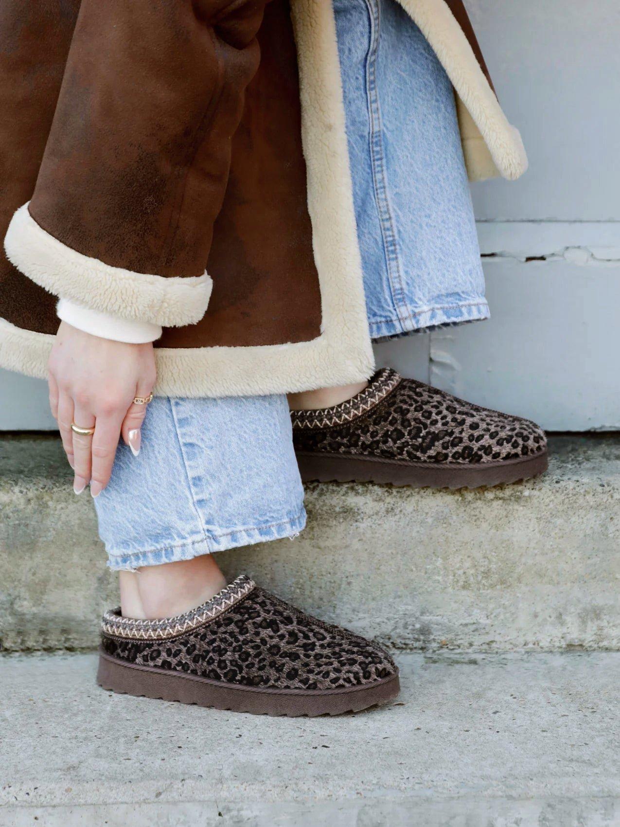 Linzi Tammy Leopard Print Slipper image 6