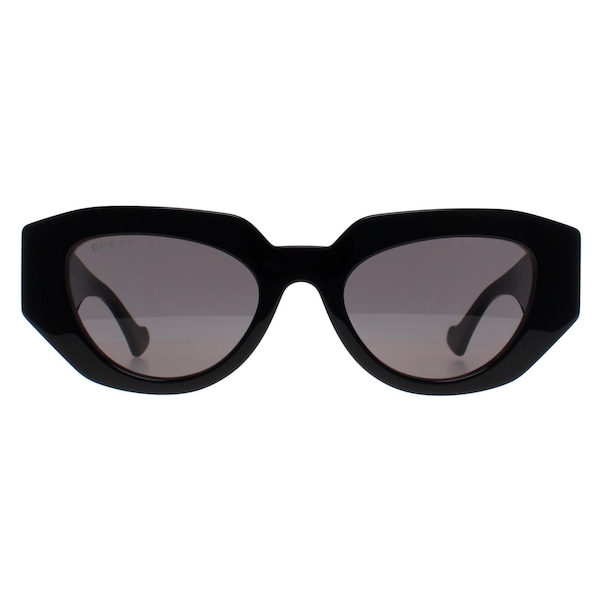 Gucci Cat Eye Shiny Black Grey GG1421S