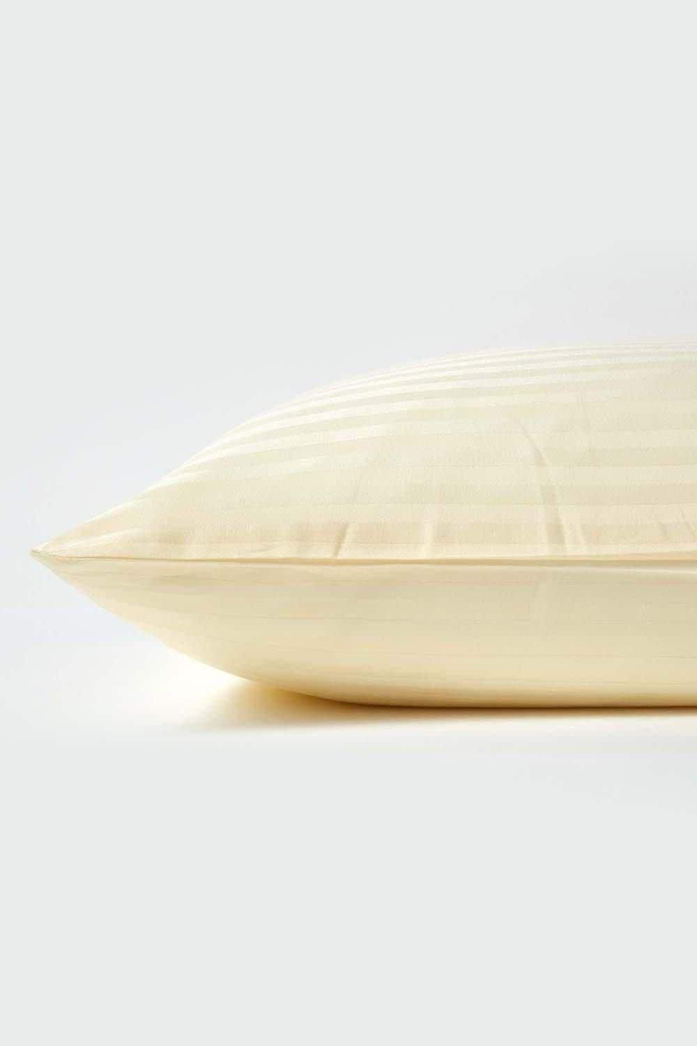 Homescapes Egyptian Cotton Satin Stripe Housewife Pillowcase 330 TC image 2