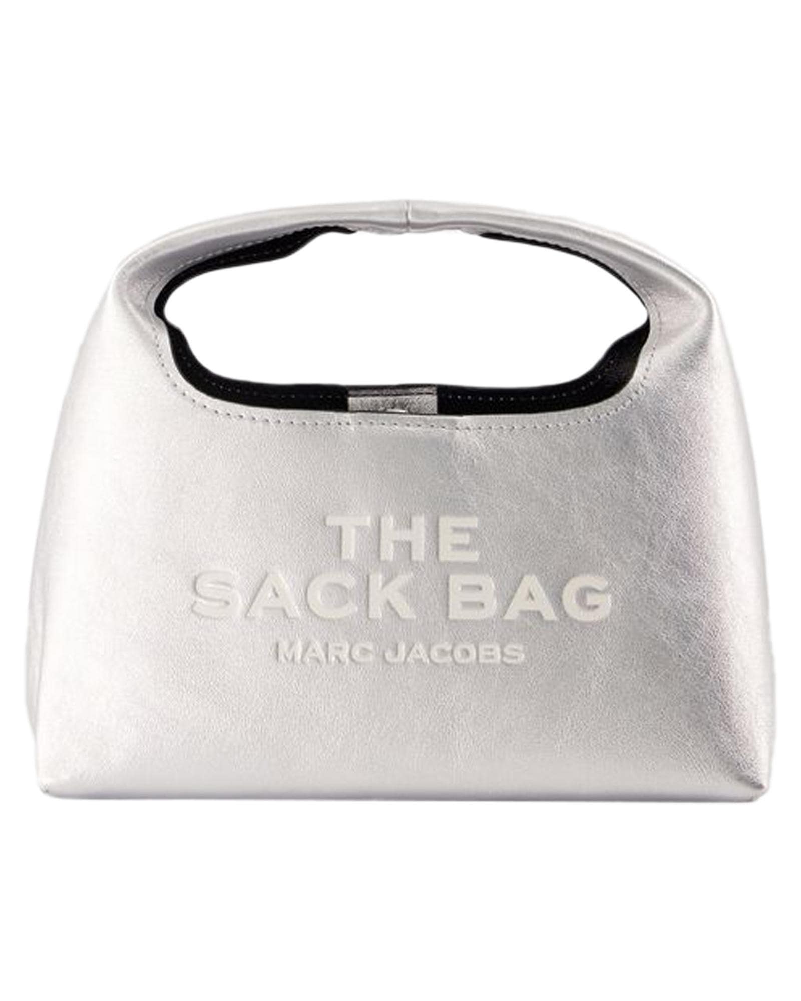 Marc Jacobs Sack Bag Handbag Wo - Metallic | Silver image 1