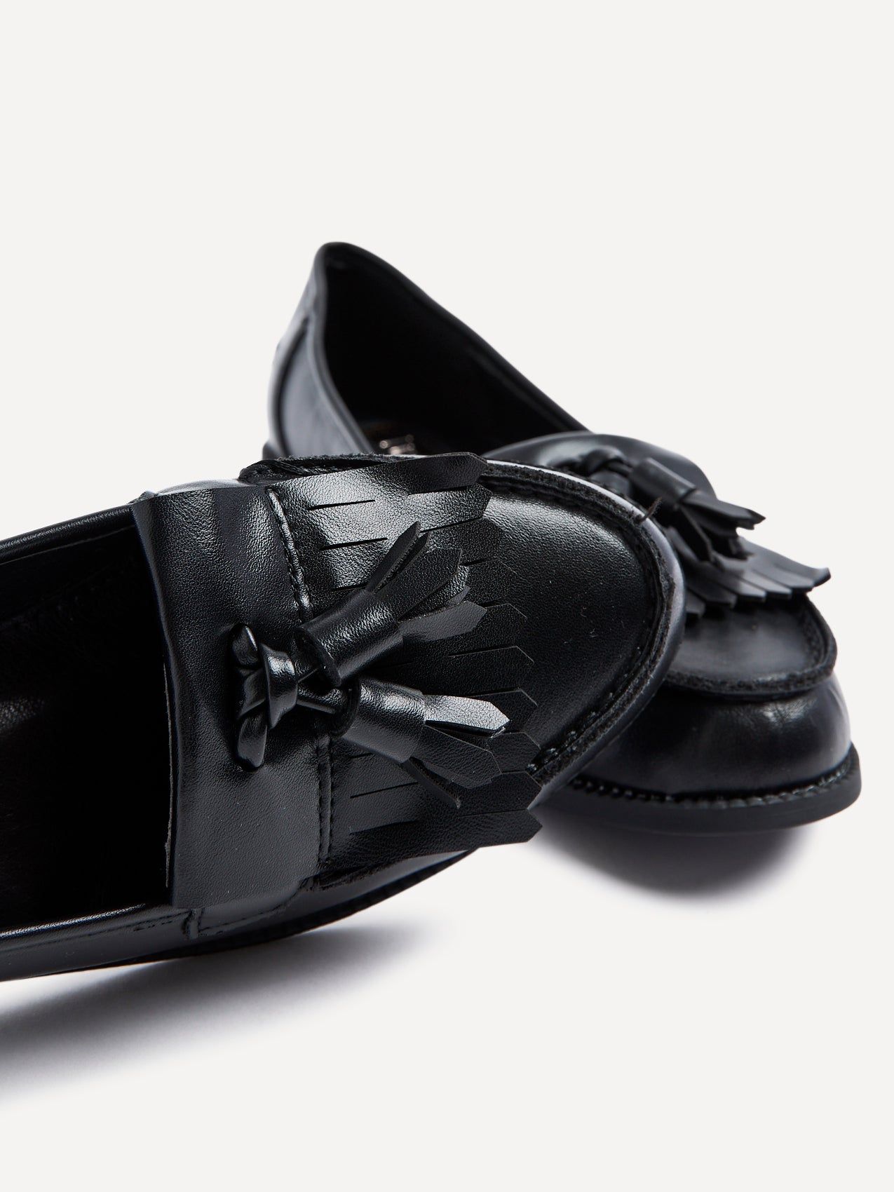 Linzi Rosemary Black Nappa Classic Slip On Loafer image 5