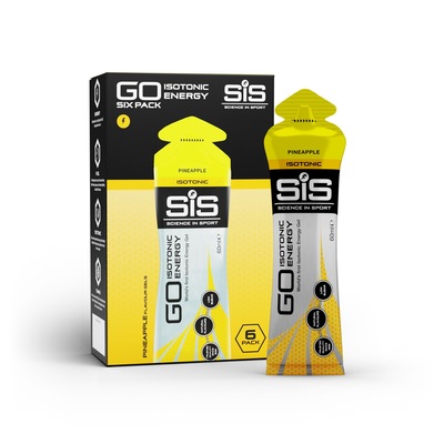 Science in Sport GO Isotonic Energy Gel Pineapple - 6 Pack
