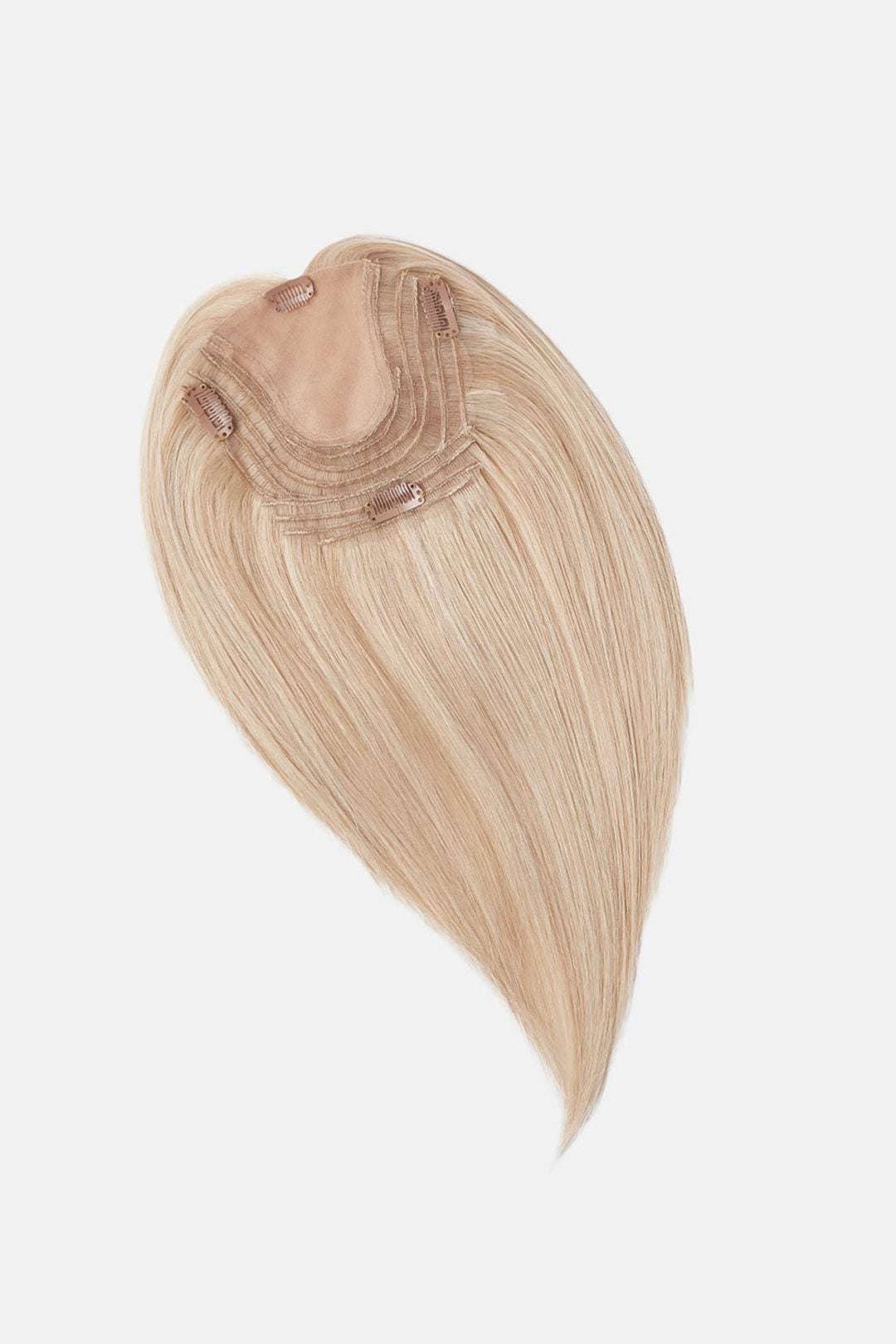 Beauty Works Beauty Works custom clip-in Fringe Topper 55g Champagne Blonde image 2