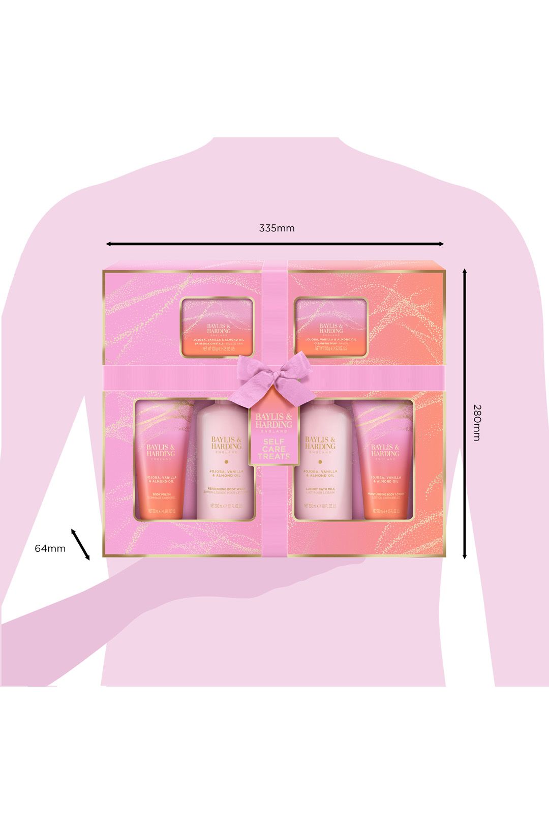 Baylis & Harding Jojoba, Vanilla & Almond Oil Luxury Pamper Gift Set Multi image 7