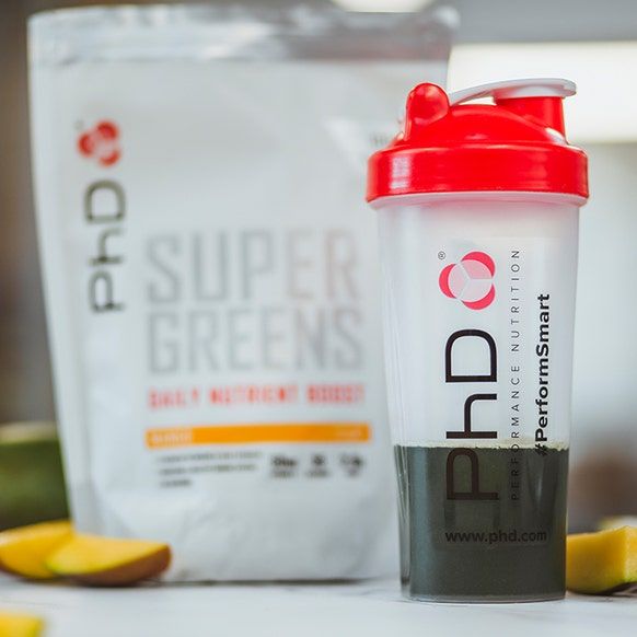PhD Nutrition Super Greens Powder Mango 300G image 2