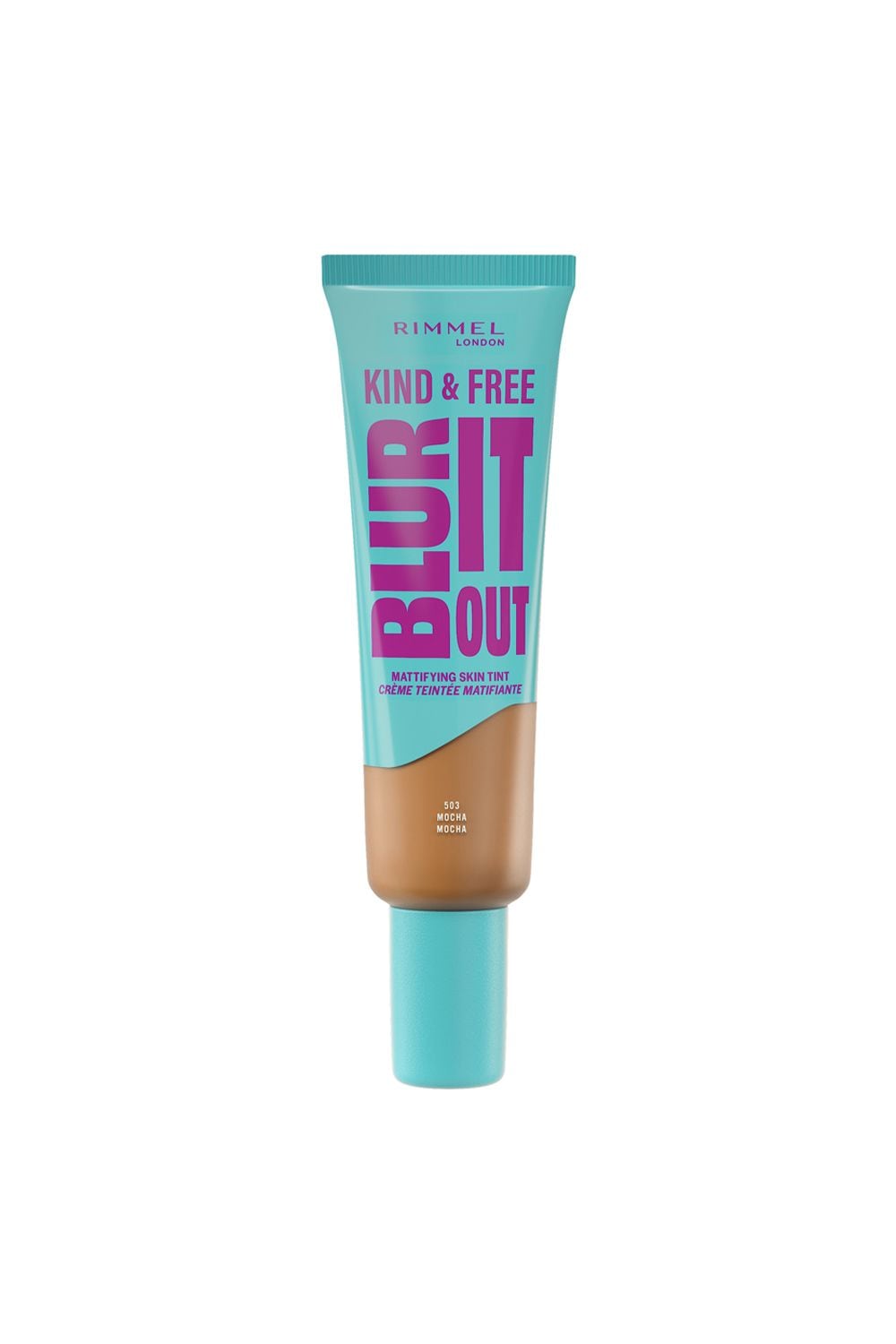 Rimmel London Kind & Free BLUR IT OUT Mattifying Skin Tint 30ml 503 Mocha image 1