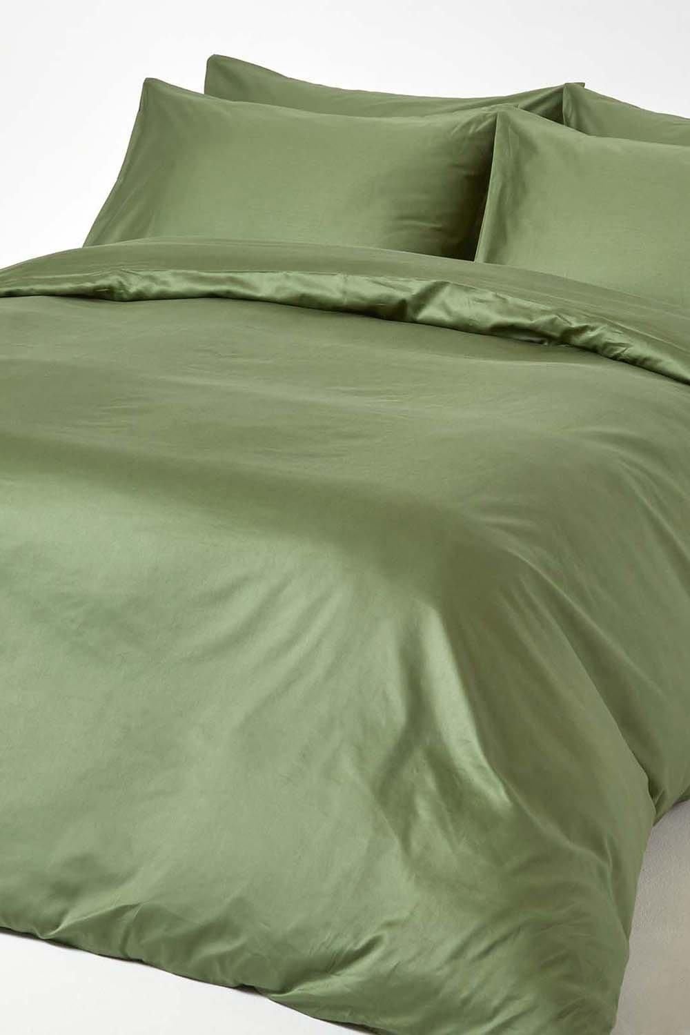Homescapes Sateen Cotton Fitted Sheet 12 inch 400 Thread Count image 3