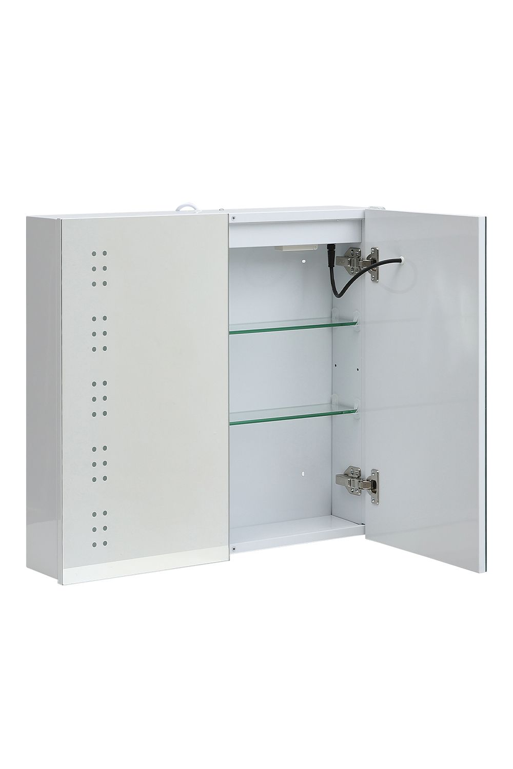 Living and Home Frameless Double Door LED Bathroom Mirror Cabinet image 3