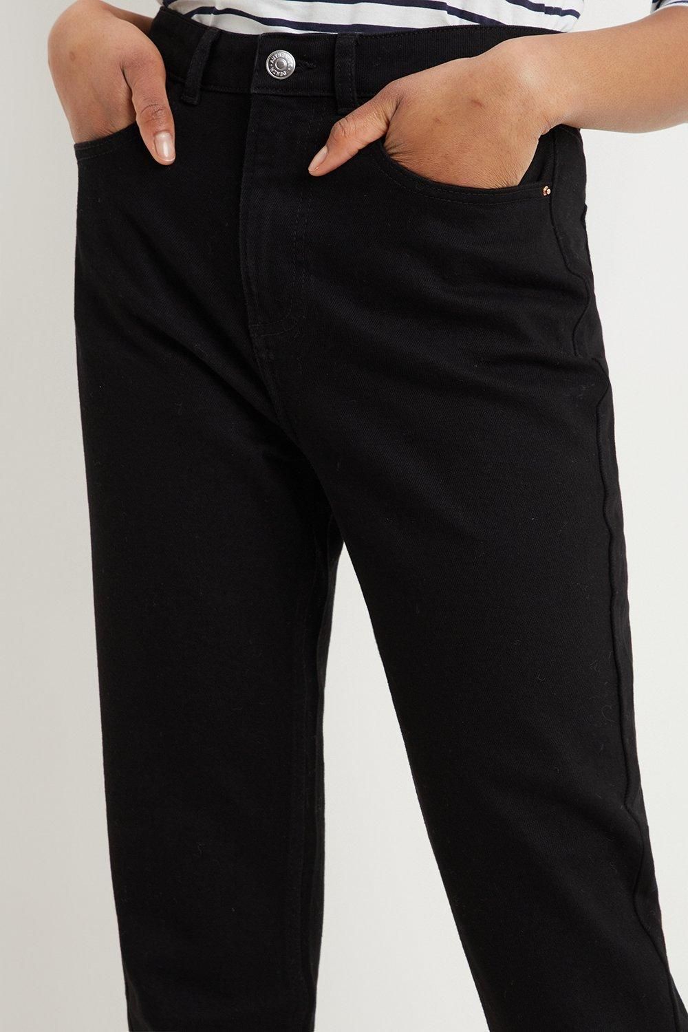 Dorothy Perkins Tall Straight Jeans Black image 4
