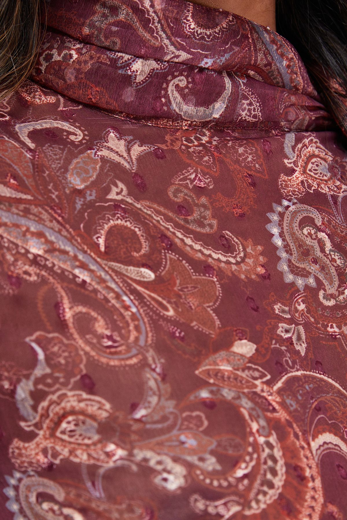 Oasis Pussy Bow Blouse Multi image 5