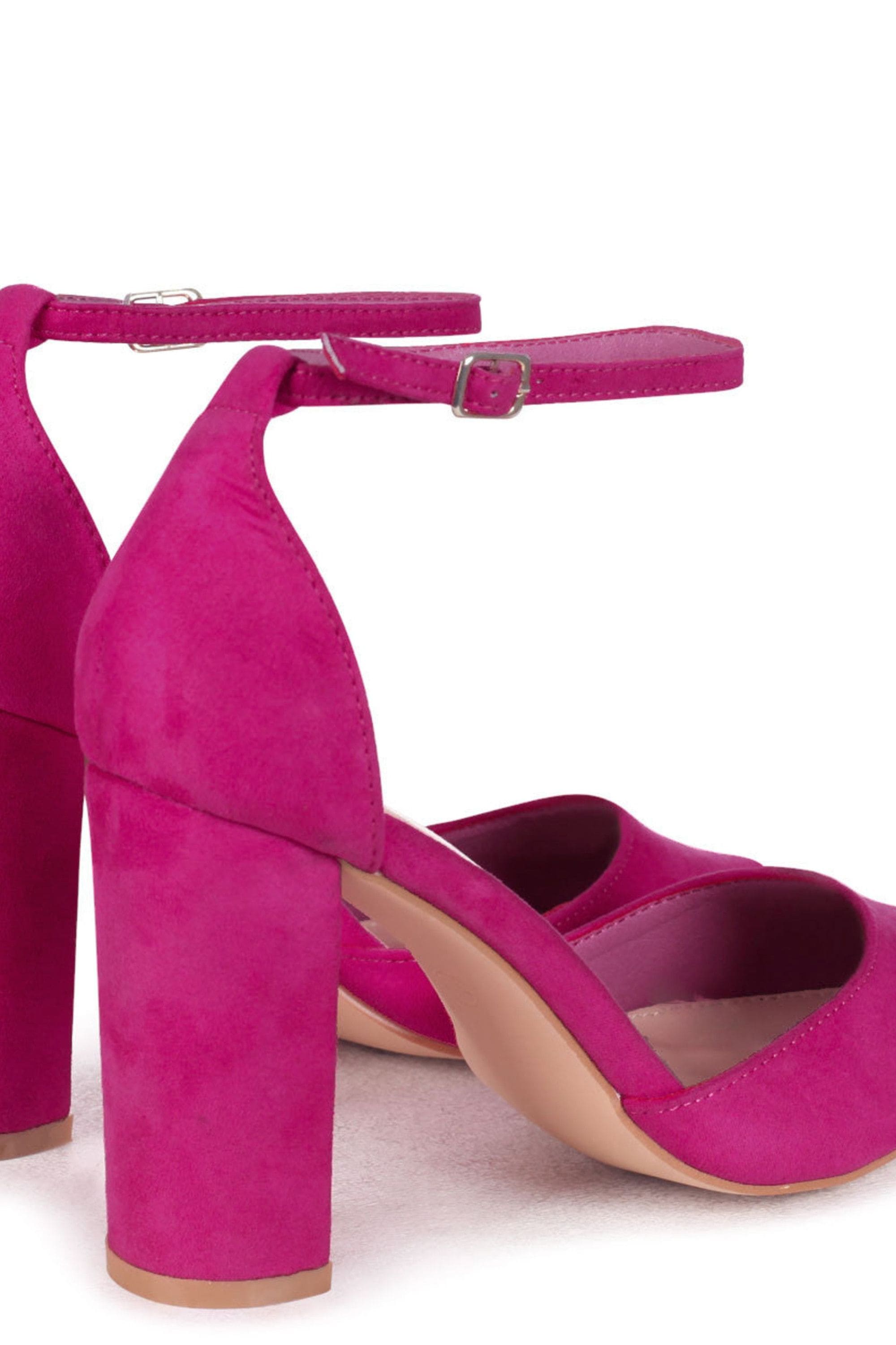 Linzi Marlie Pink Suede Court Shoe image 4