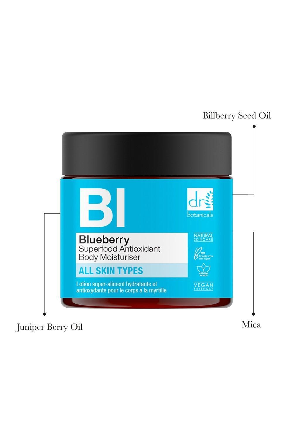 Dr. Botanicals Blueberry Superfood Antioxidant Body Moisturiser 60ml image 3