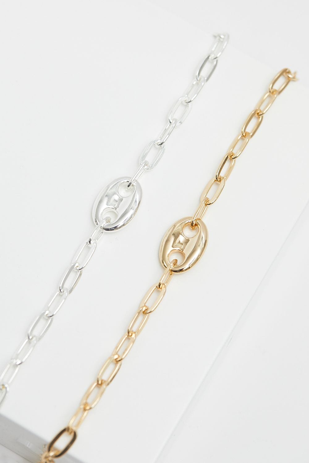 Jon Richard Gold Plated Polished Link Bracelet image 3