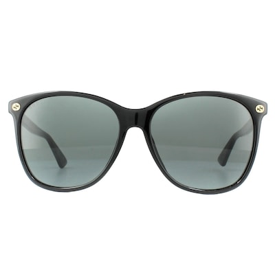 Gucci Round Black Grey Sunglasses