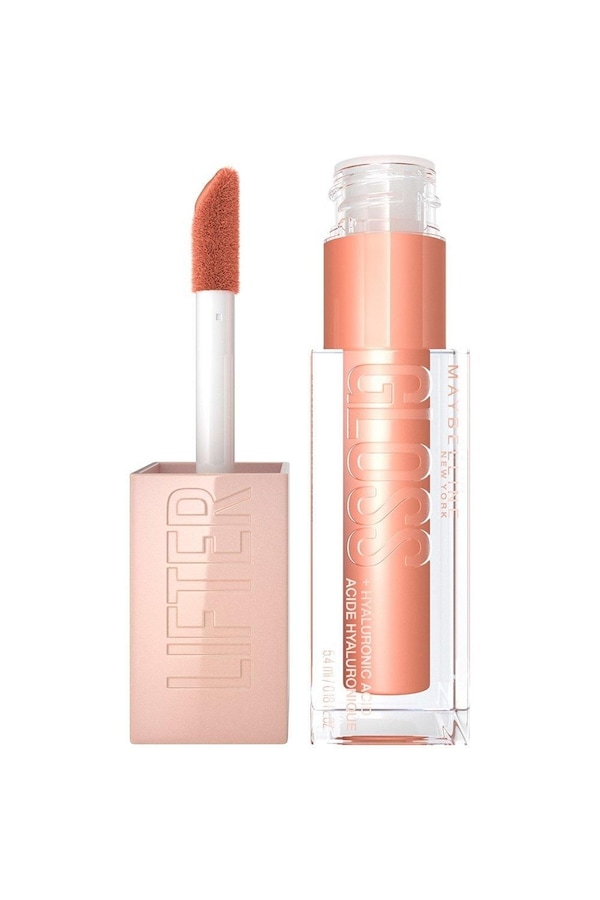 Maybelline Lifter Gloss Plumping Hydrating Lip Gloss With Hyaluronic Acid 5.4ml 007 Amber