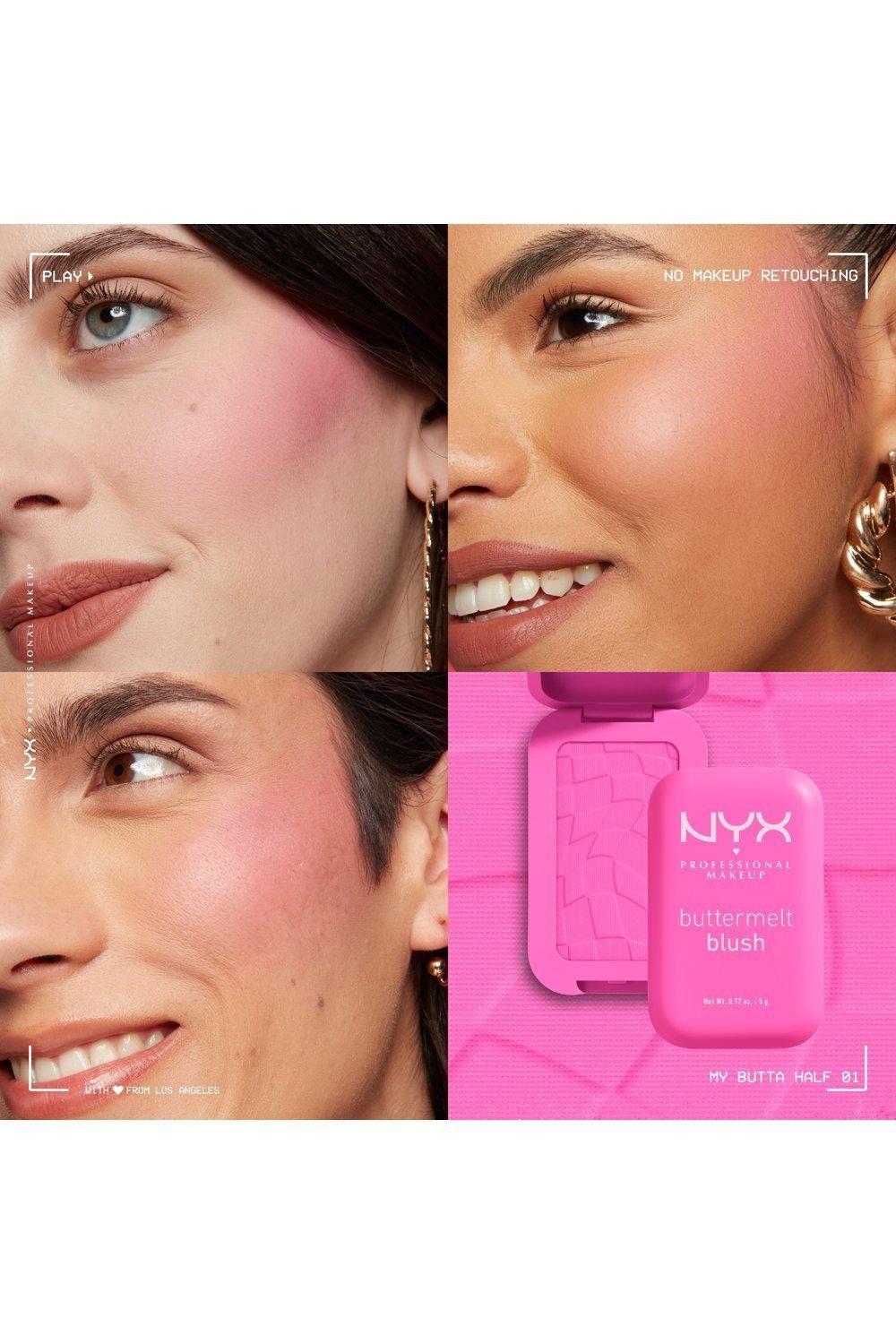 NYX Professional Makeup Buttermelt Blush Powder Blush My Butta Half image 5