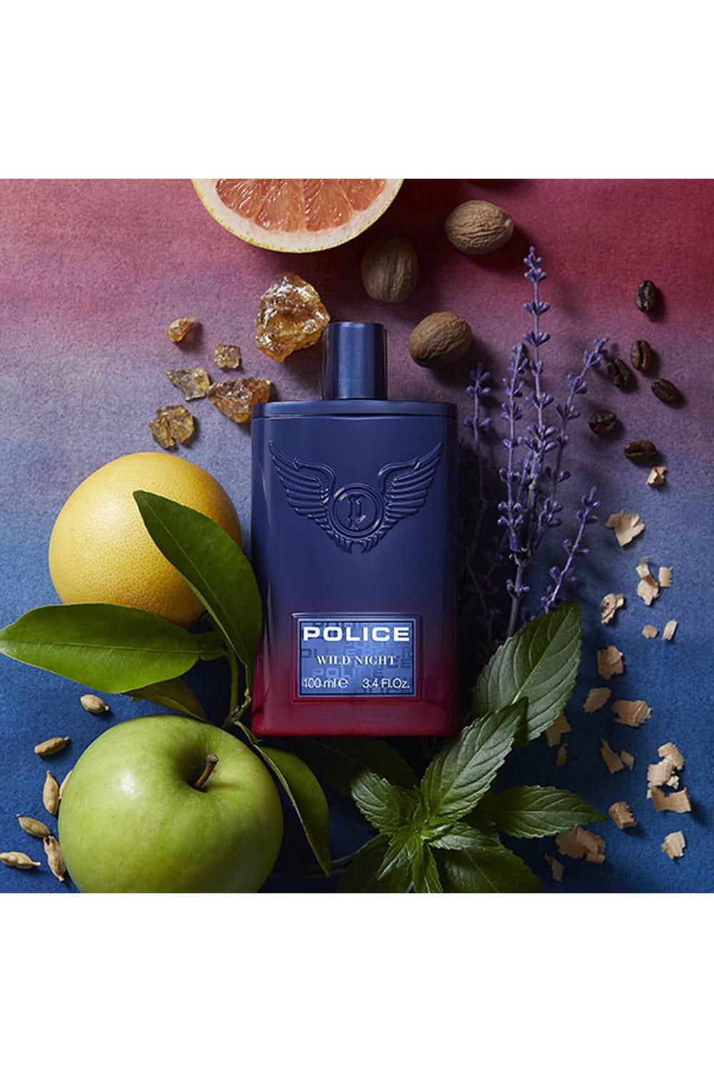 Police Wild Night Man Eau De Toilette 100ml Shower Gel & Shampoo 100ml Gift Set Misc image 2