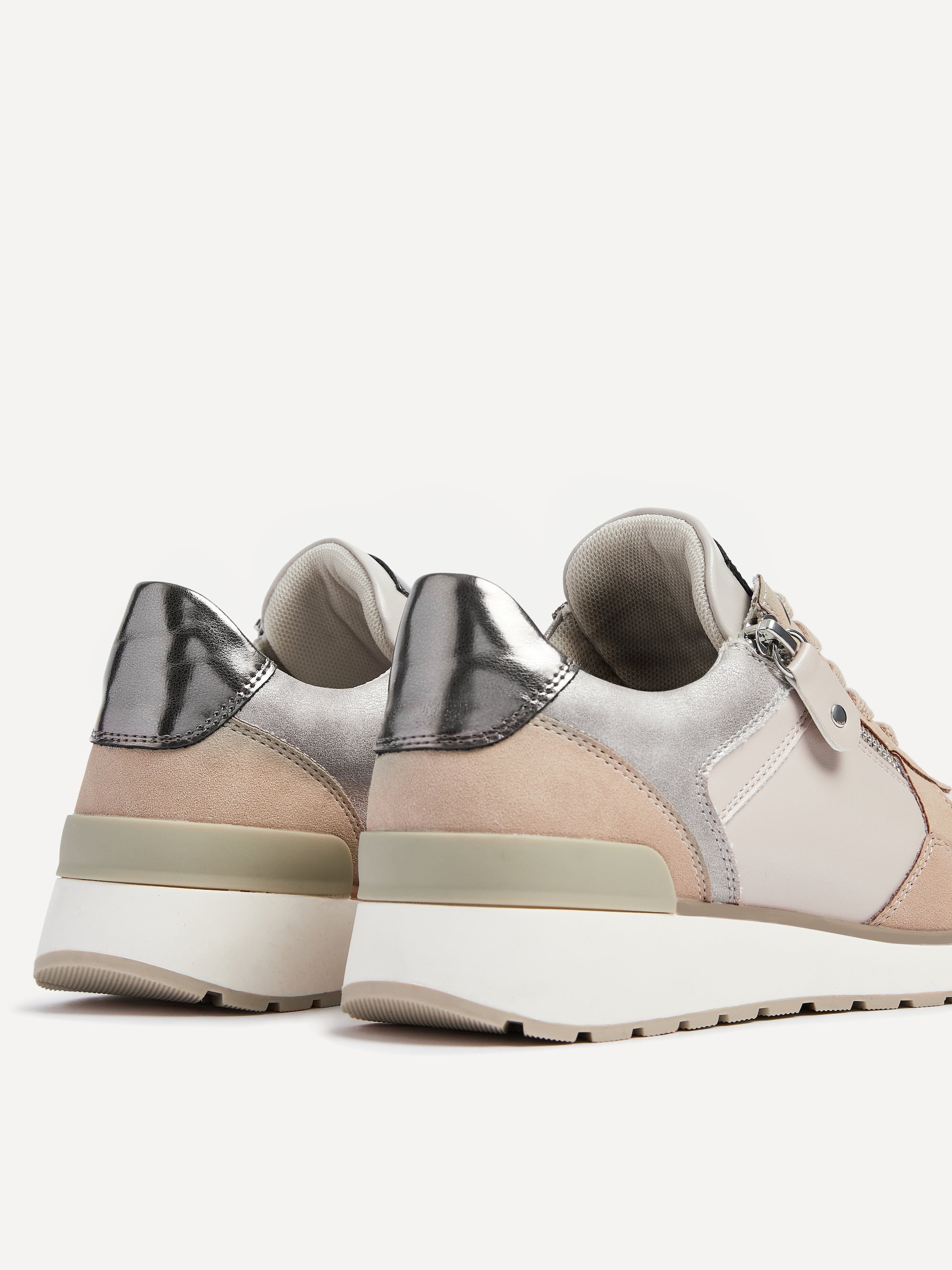 Linzi Euston Mocha Multi Coloured Trainer image 4