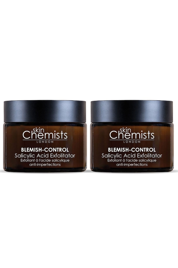 skinChemists professional Salicylic Acid Blemish-Control Exfoliator 60ml x 2 Duo Pack