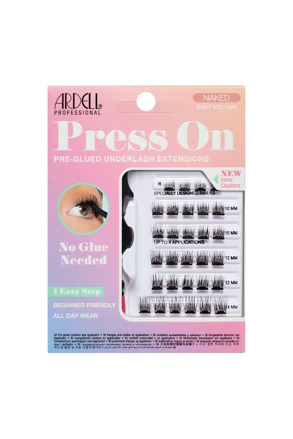 Ardell Naked 30 Pre-Glued Press On Underlash Extensions - Soft Volume Black