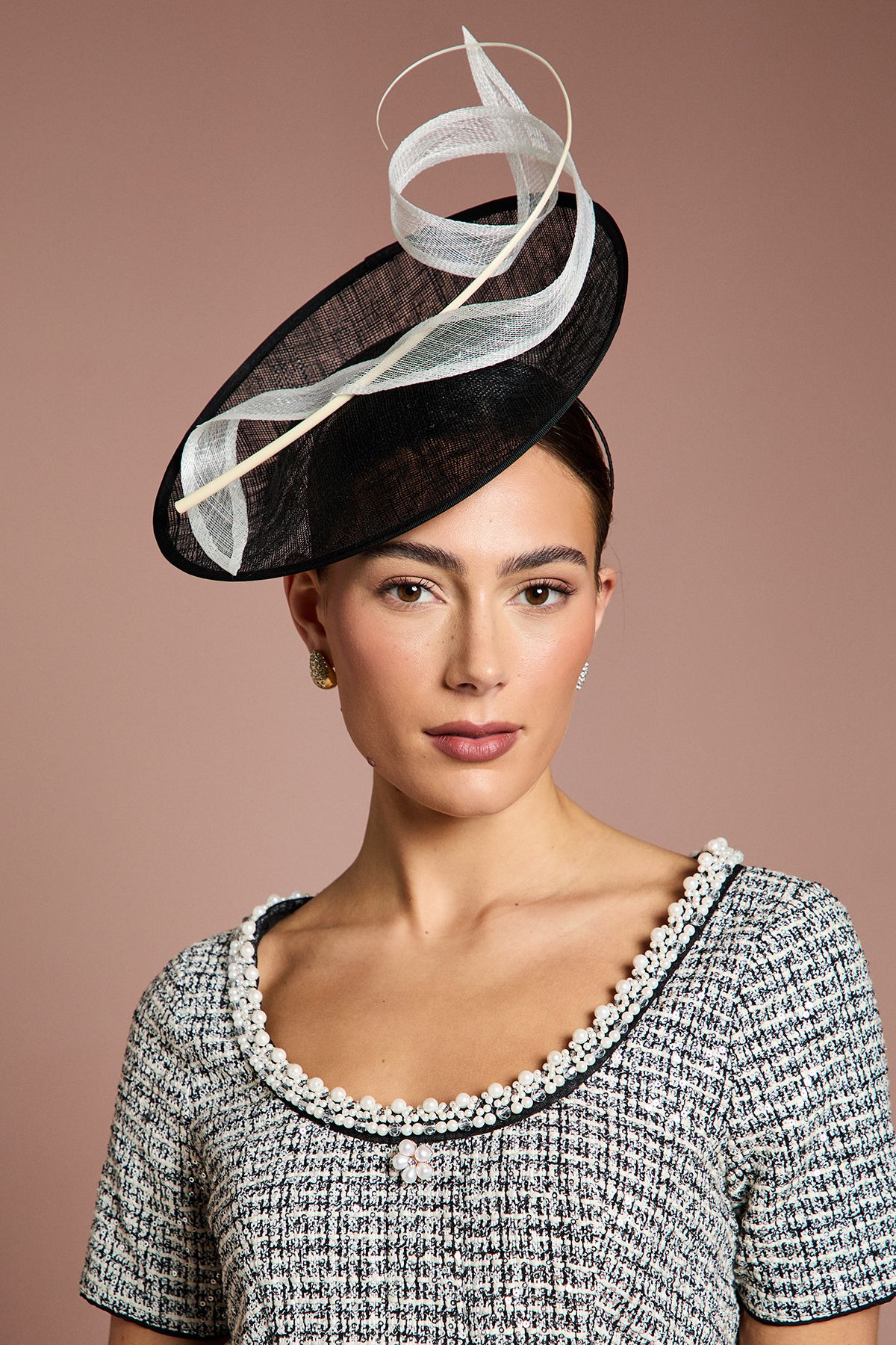 Coast Loop and Quill Disc Fascinator Mono