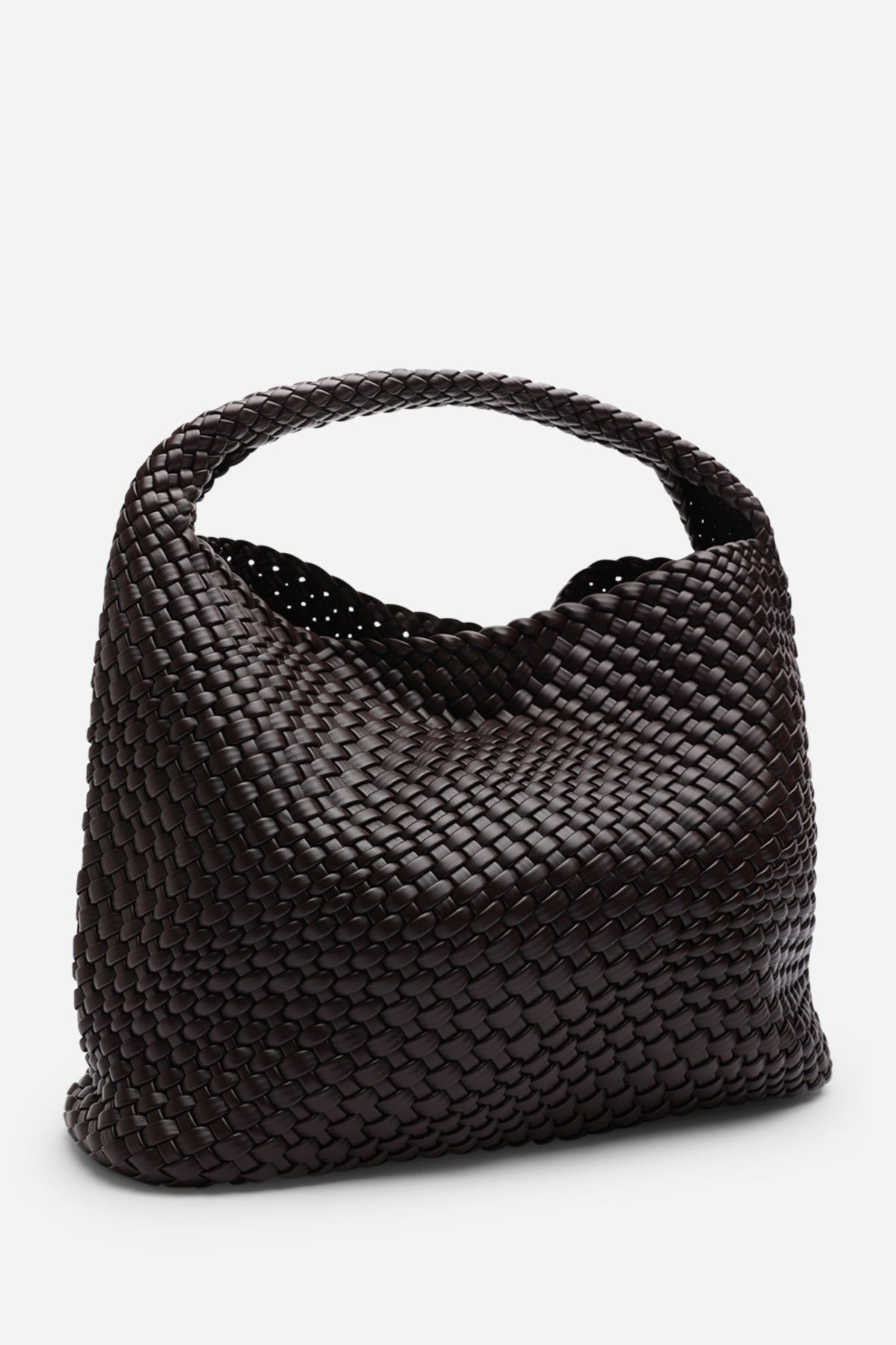 Where's That From 'Stone' Weave Detail Faux Leather Shoulder Bag image 3