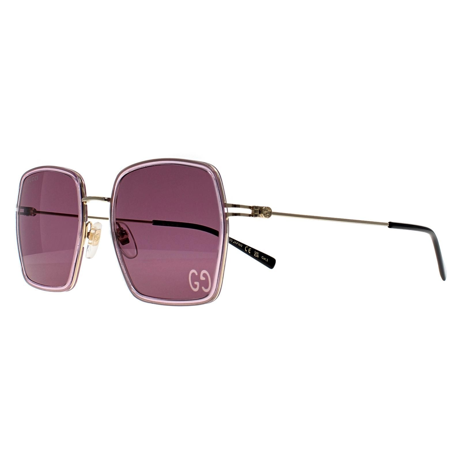 Gucci Square Pink Gold Violet GG1848S image 2