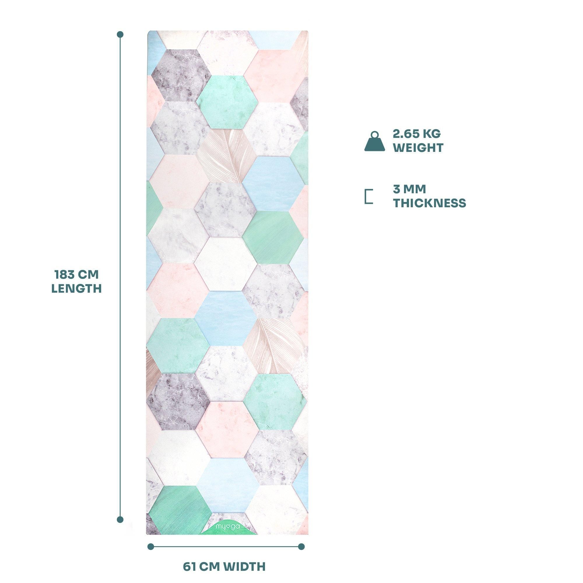 Myga Terraza Luxurious Vegan Suede Yoga Mat image 6