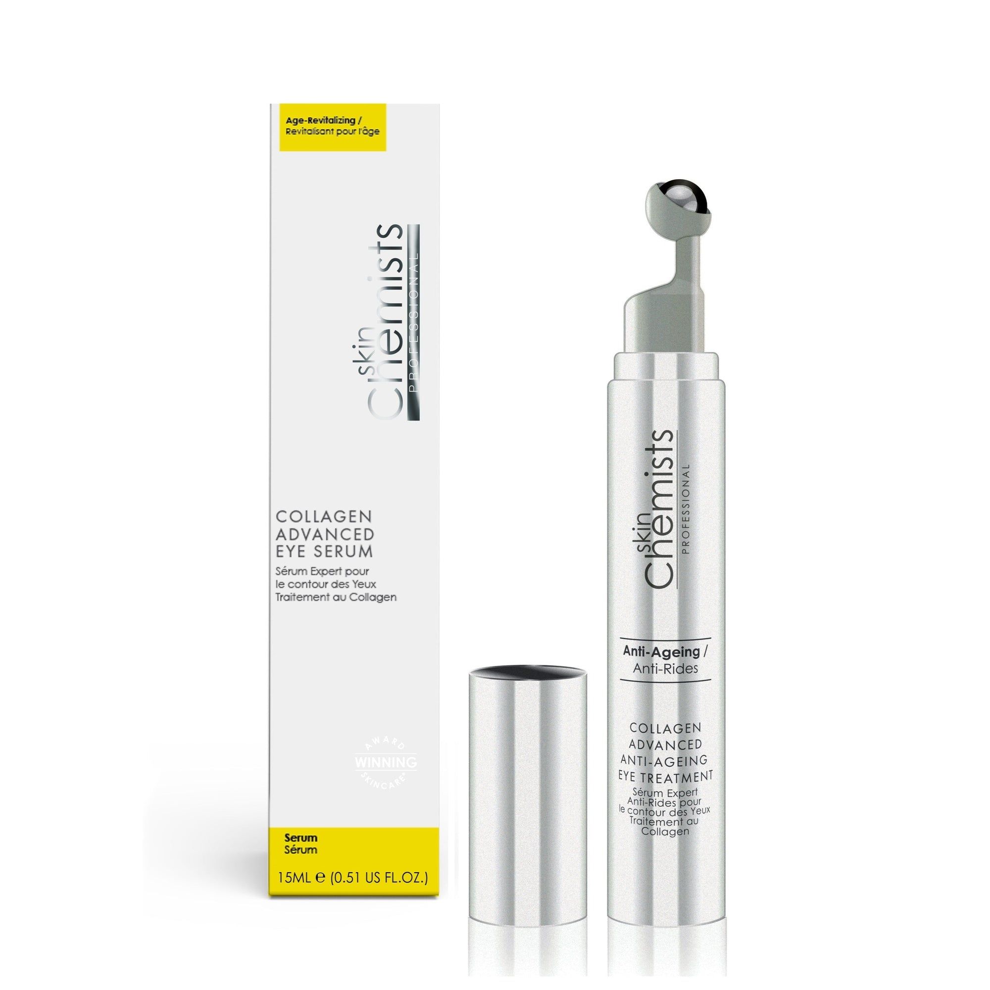 skinChemists professional Collagen Advanced Anti-Ageing Eye Treatment 15ml x 2 Duo Pack image 2