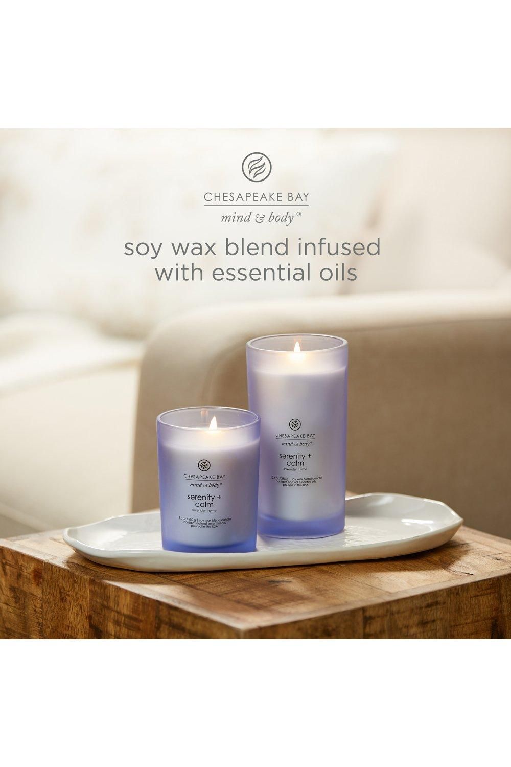 Chesapeake Bay Serenity + Calm Small Candle Purple image 3