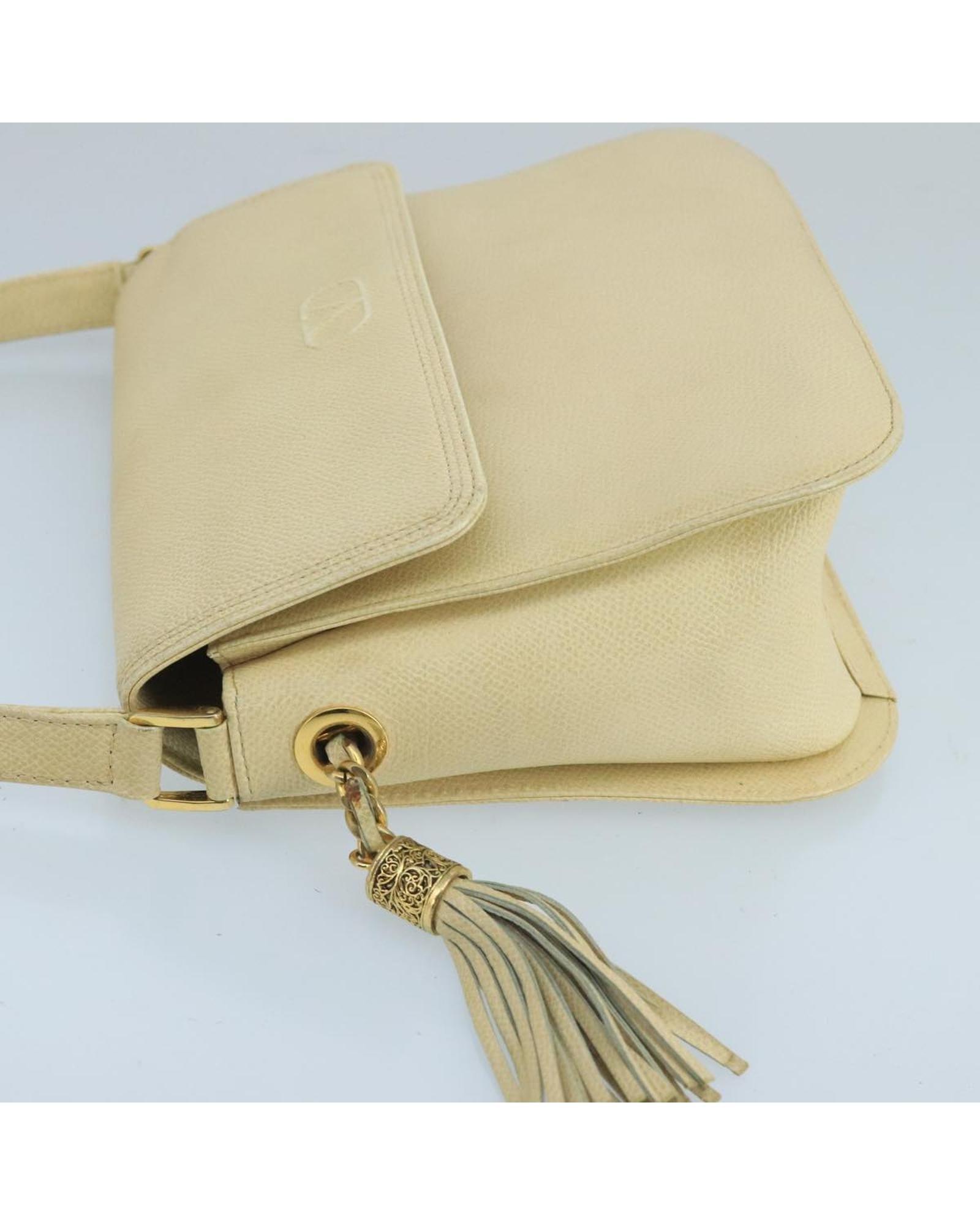 Valentino Preloved Leather Crossbody Bag Wo - Beige Shoulder Bags image 3
