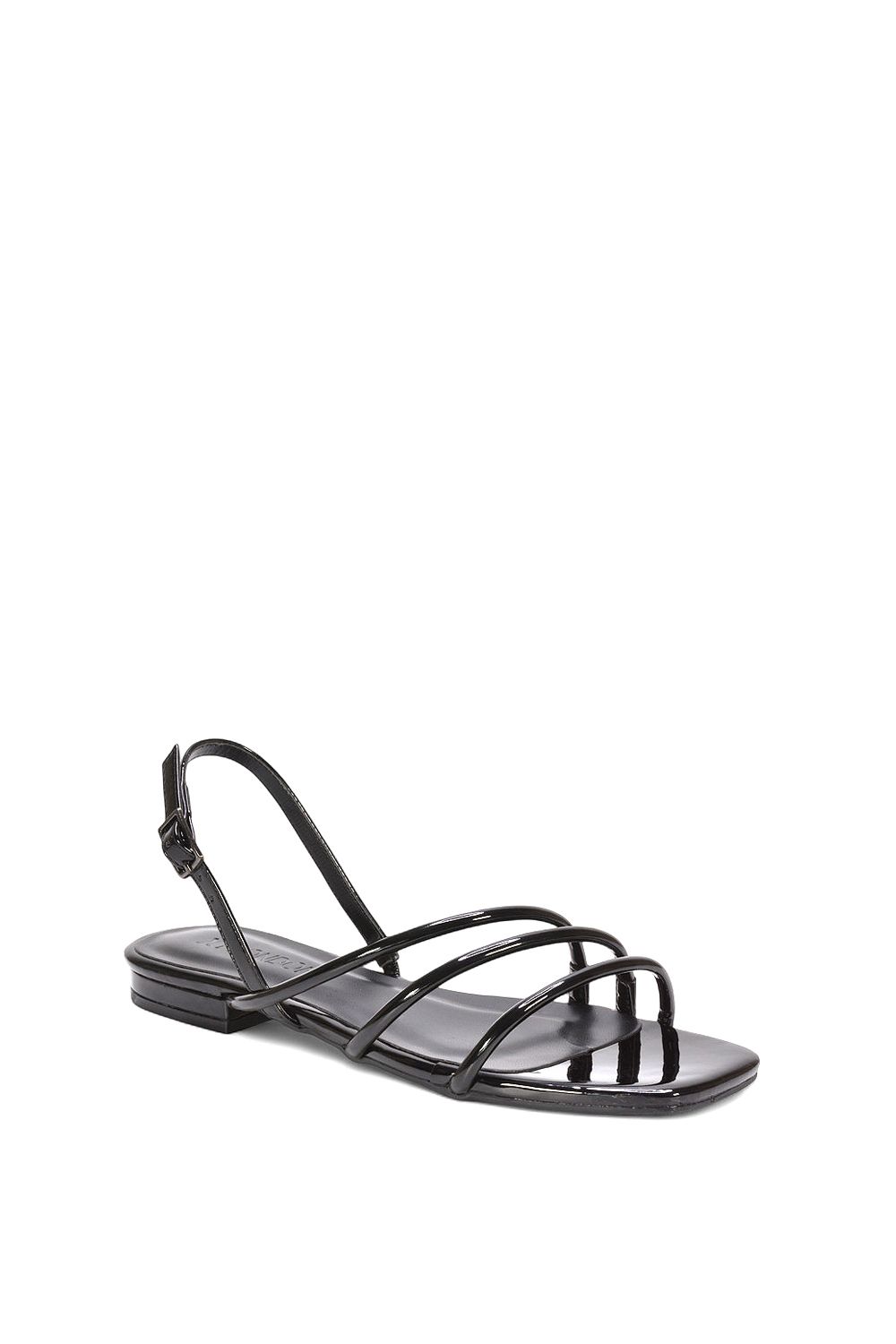XY London 'Mary' Square Toe Strappy Slingback Flat Sandals image 2