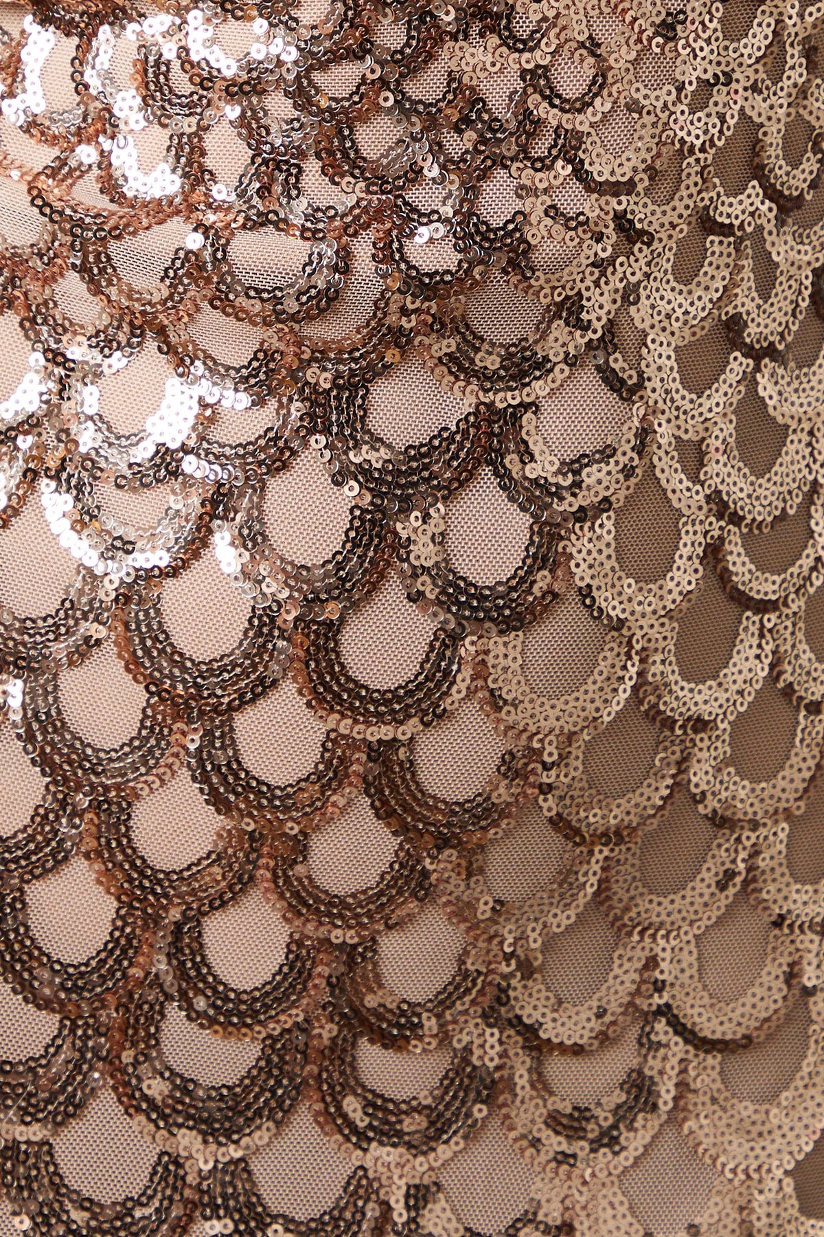 Coast Sequin Cami Maxi Dress Champagne image 5