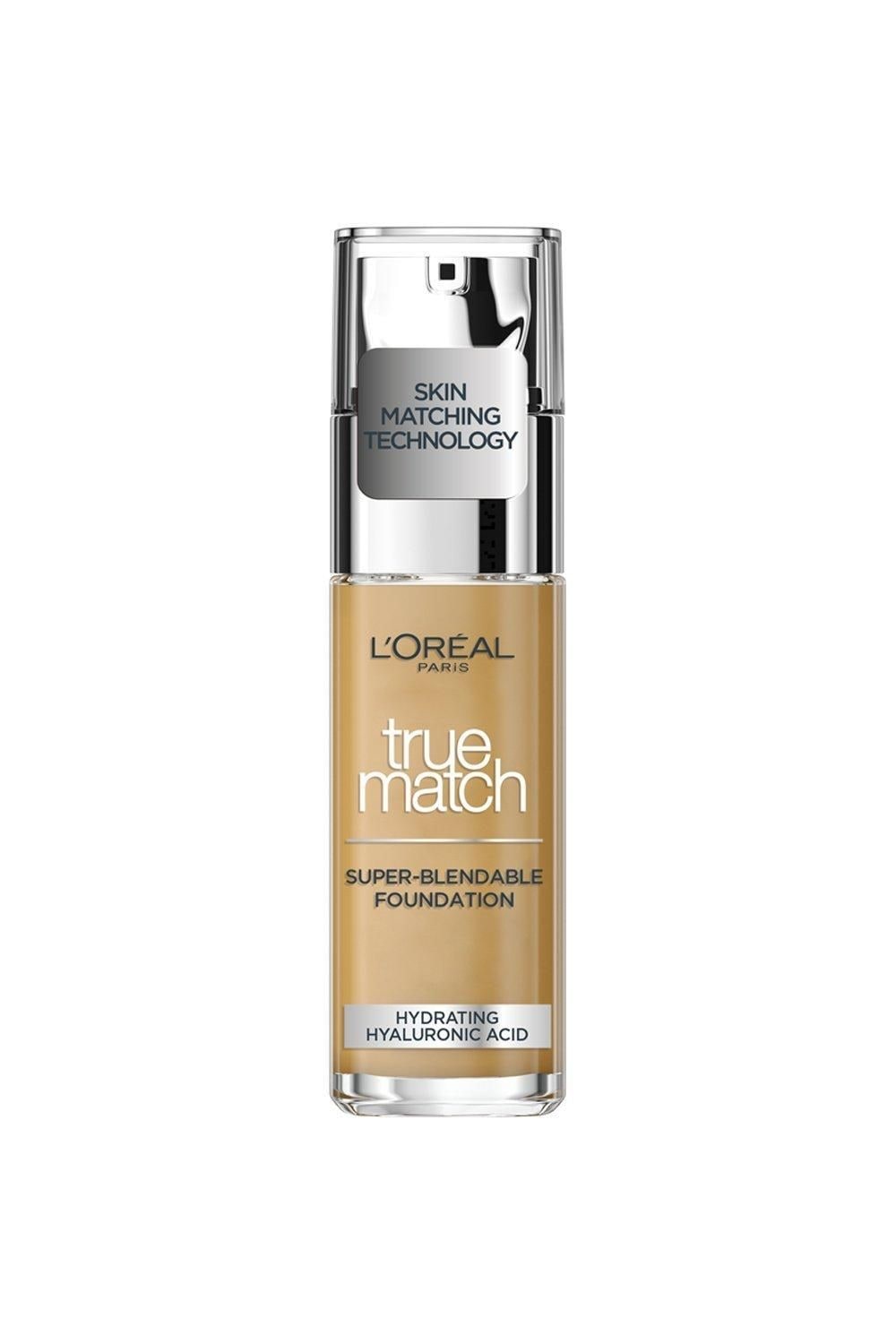 L'Oréal Paris True Match Liquid Foundation with SPF and Hyaluronic Acid 4w image 1