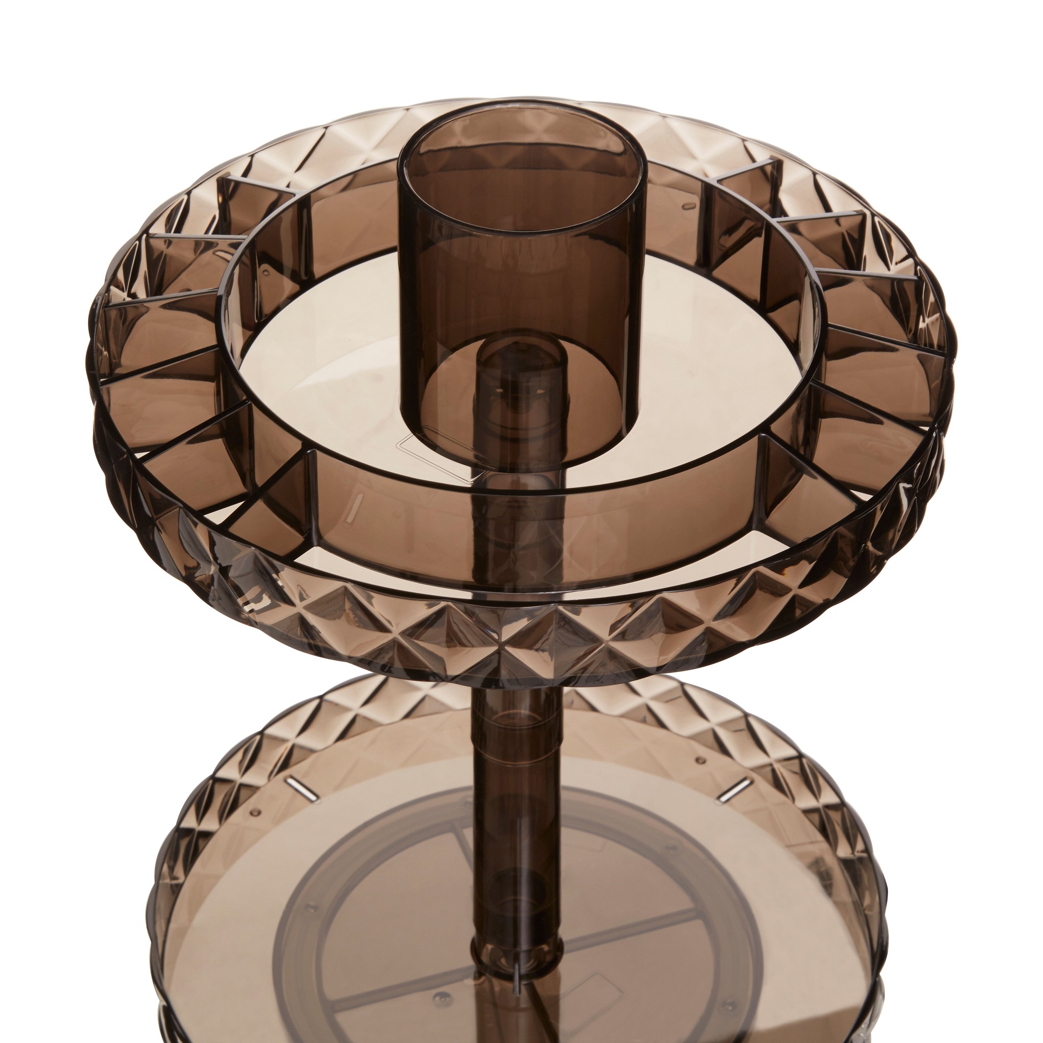 Orsina Beauty Two Tier Round Revolving Cosmetic Organiser image 4