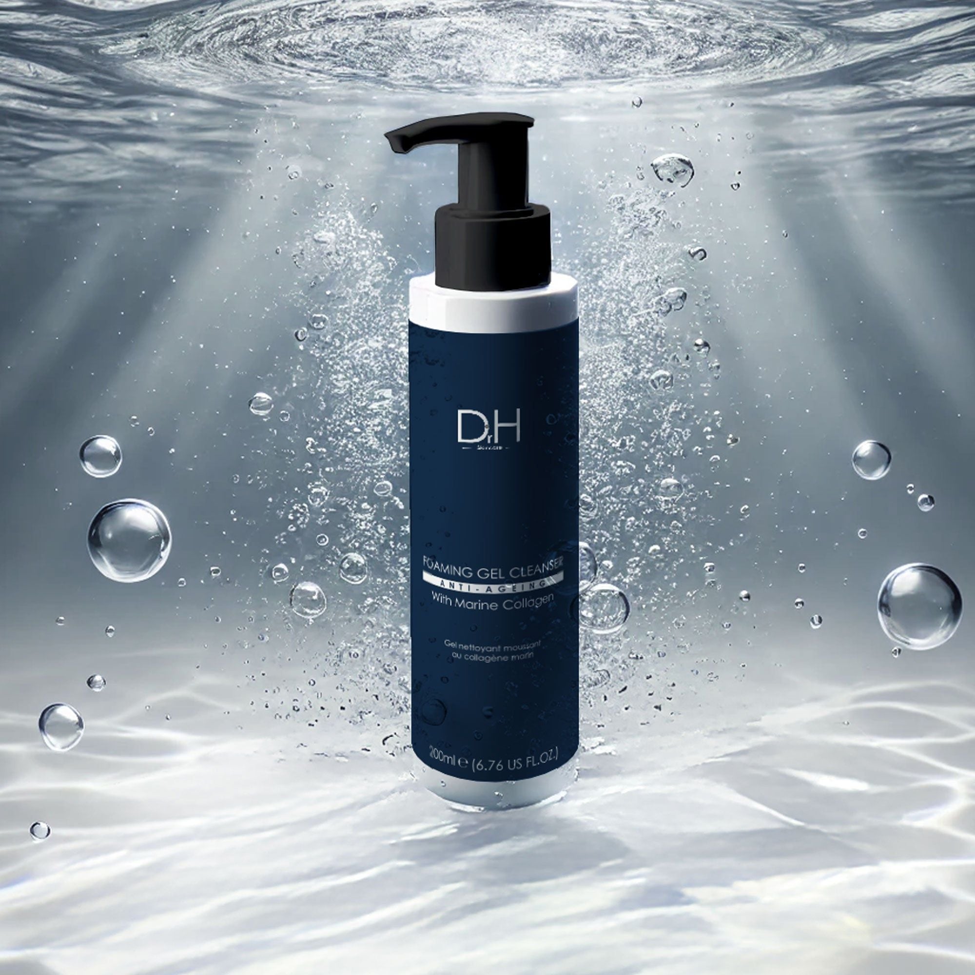 Dr H Foaming Gel Cleanser with Marine Collagen 120ml x 2 Duo Pack image 4
