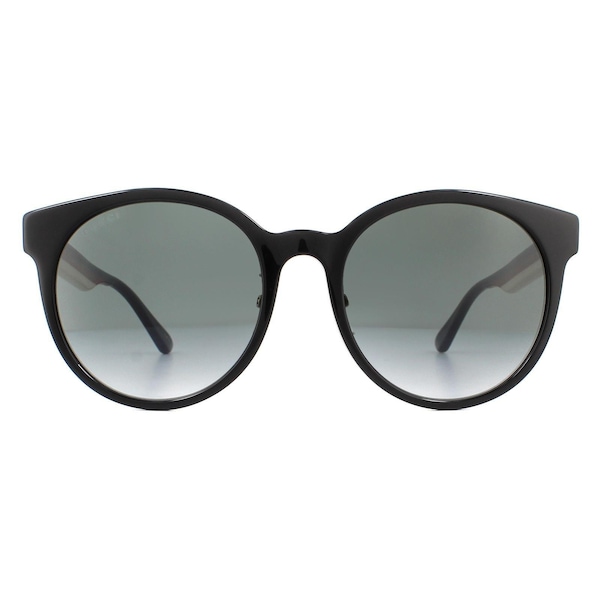 Gucci Round Black Grey Gradient Sunglasses