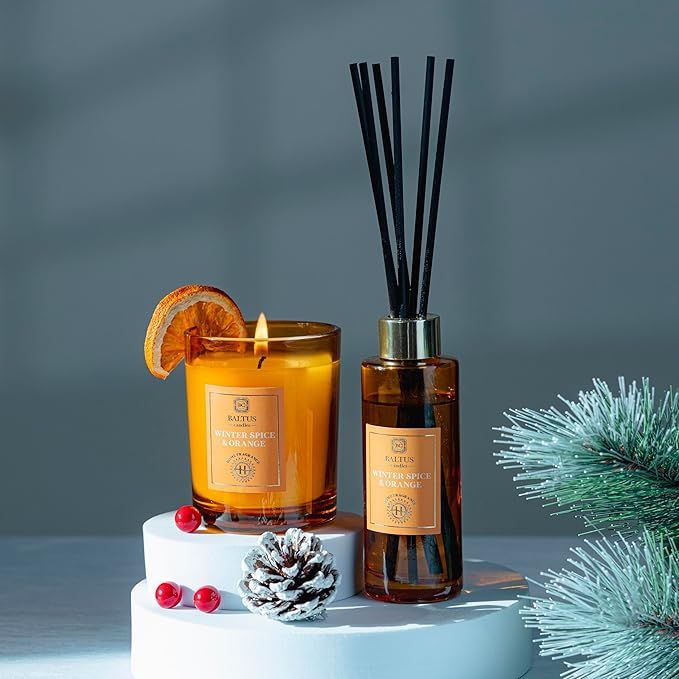 Marco Paul Winter Spice And Orange Scented Candles and Diffuser image 1
