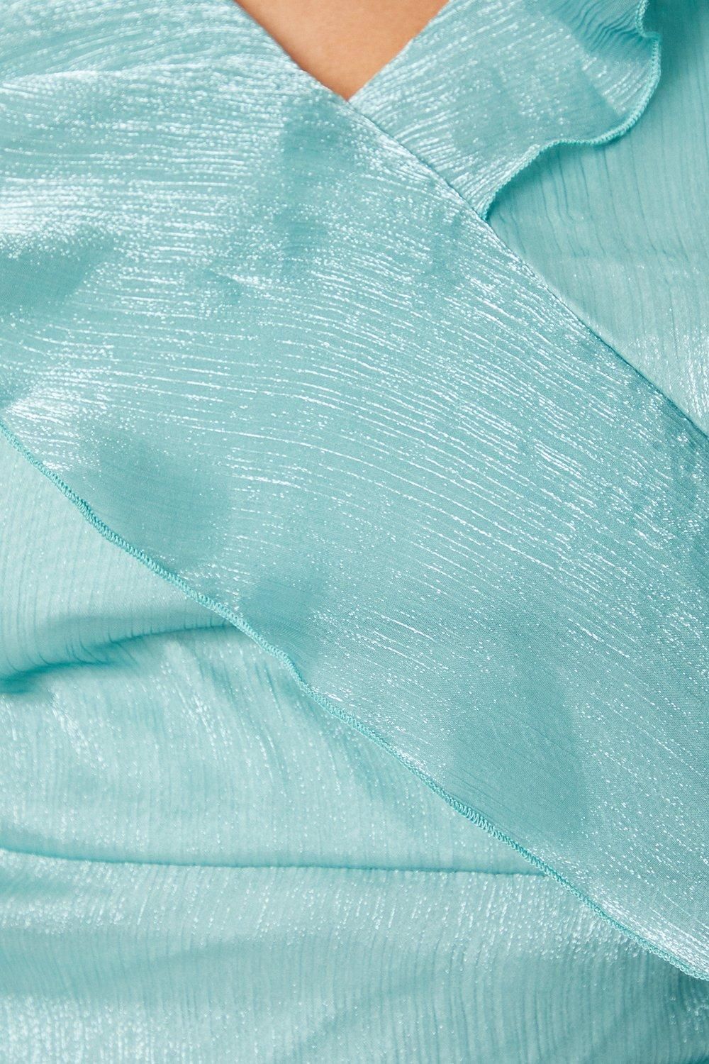 Coast Ruffle Front Chiffon Midi Dress Sage image 5