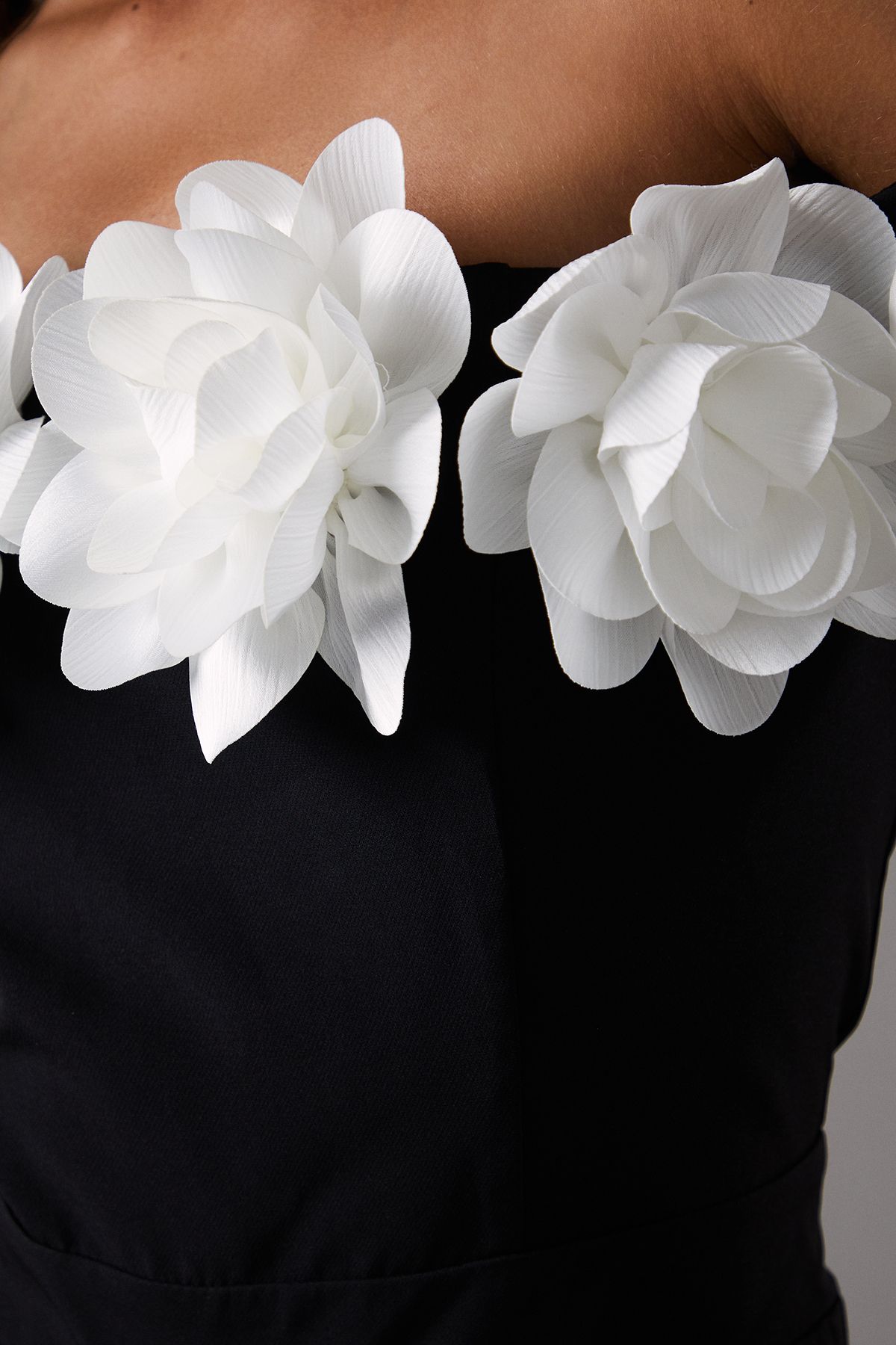 Coast 3D Flower Bardot Jumpsuit Mono image 5