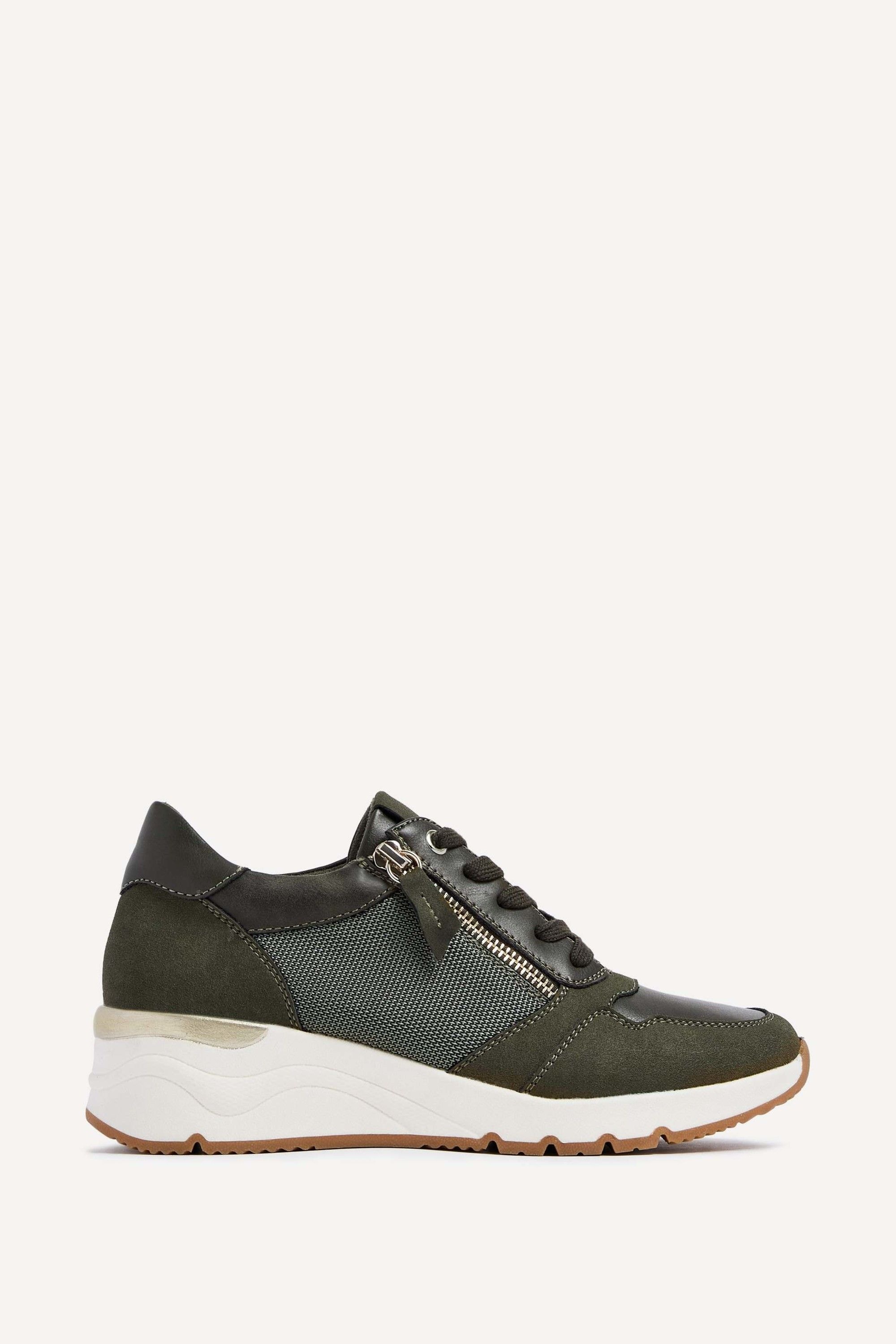 Linzi Luca Khaki Wedge Trainer image 1
