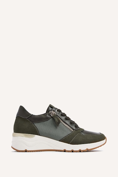 Linzi Luca Khaki Wedge Trainer