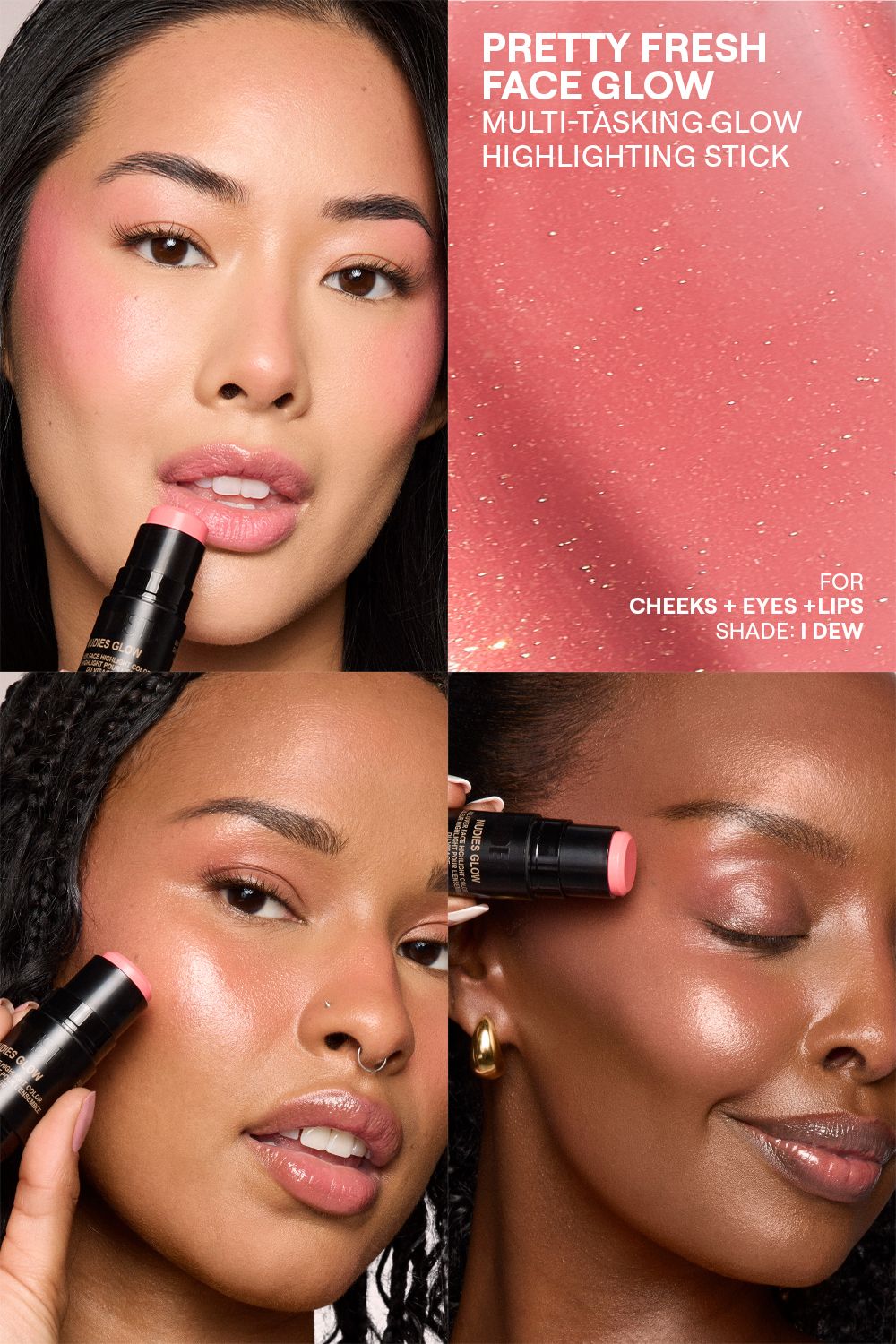 Nudestix Nudies Glow All Over Face Highlighter I Dew image 3