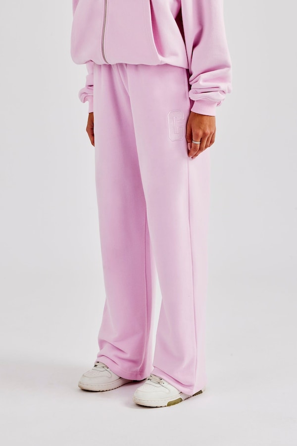 Cernucci Embroidered C Jogger - Pink