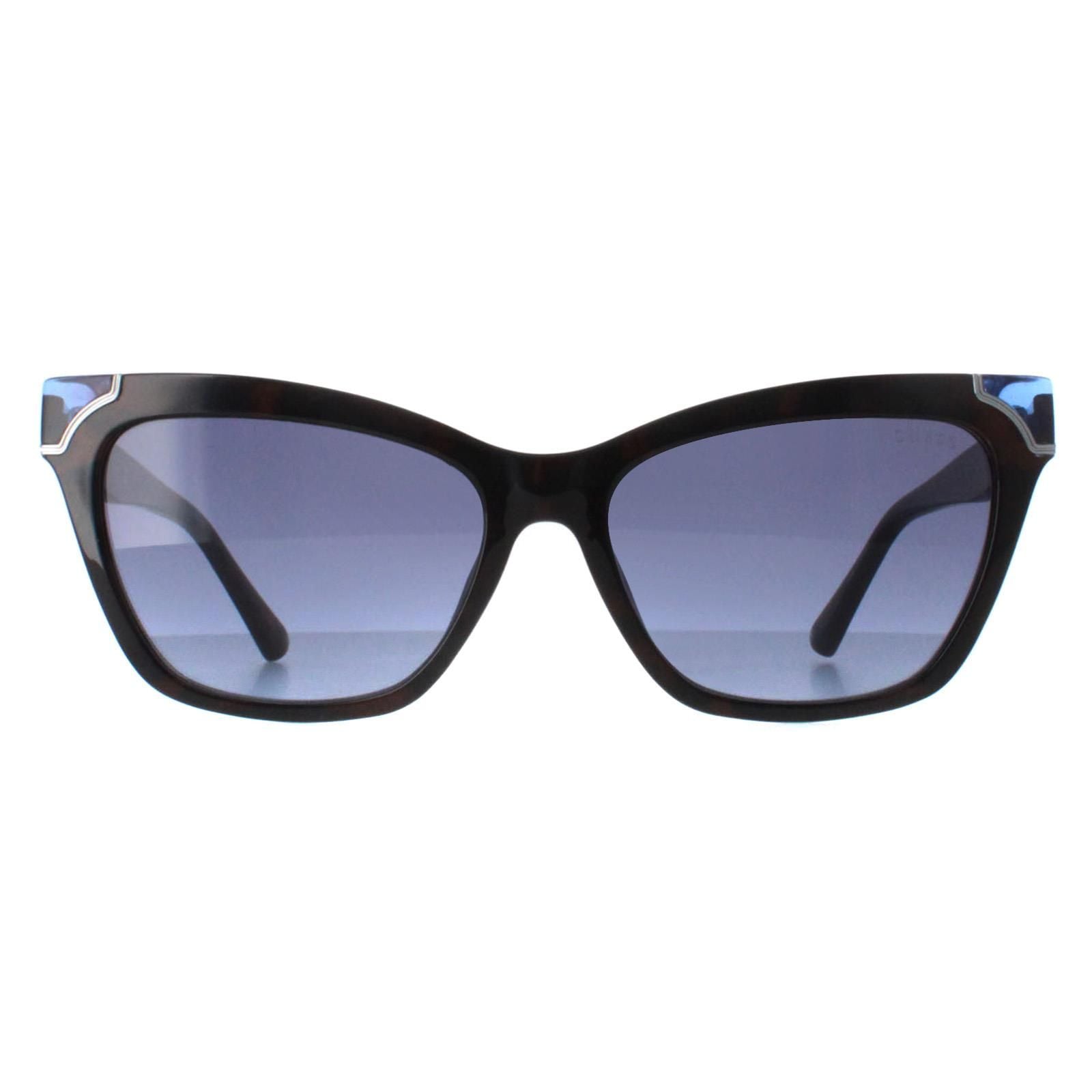Guess Rectangle Blonde Havana Blue Gradient GU7840 image 1