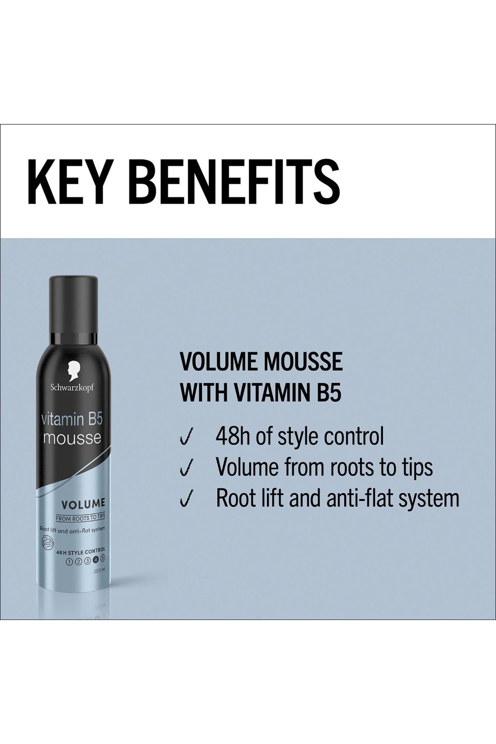 Schwarzkopf Professional Styling 'Mousse' 48H Extra Strong 250ml 3 Pack image 4